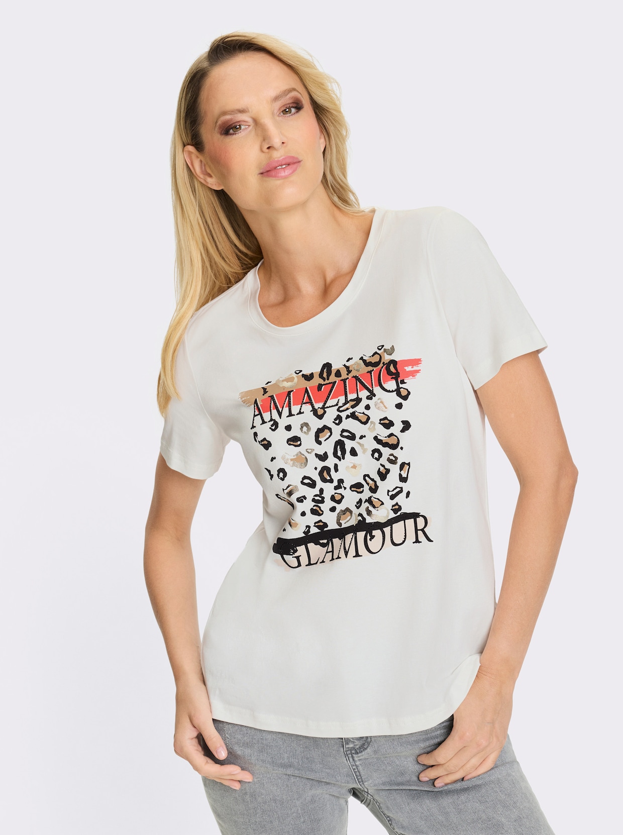 heine T-Shirt - ecru