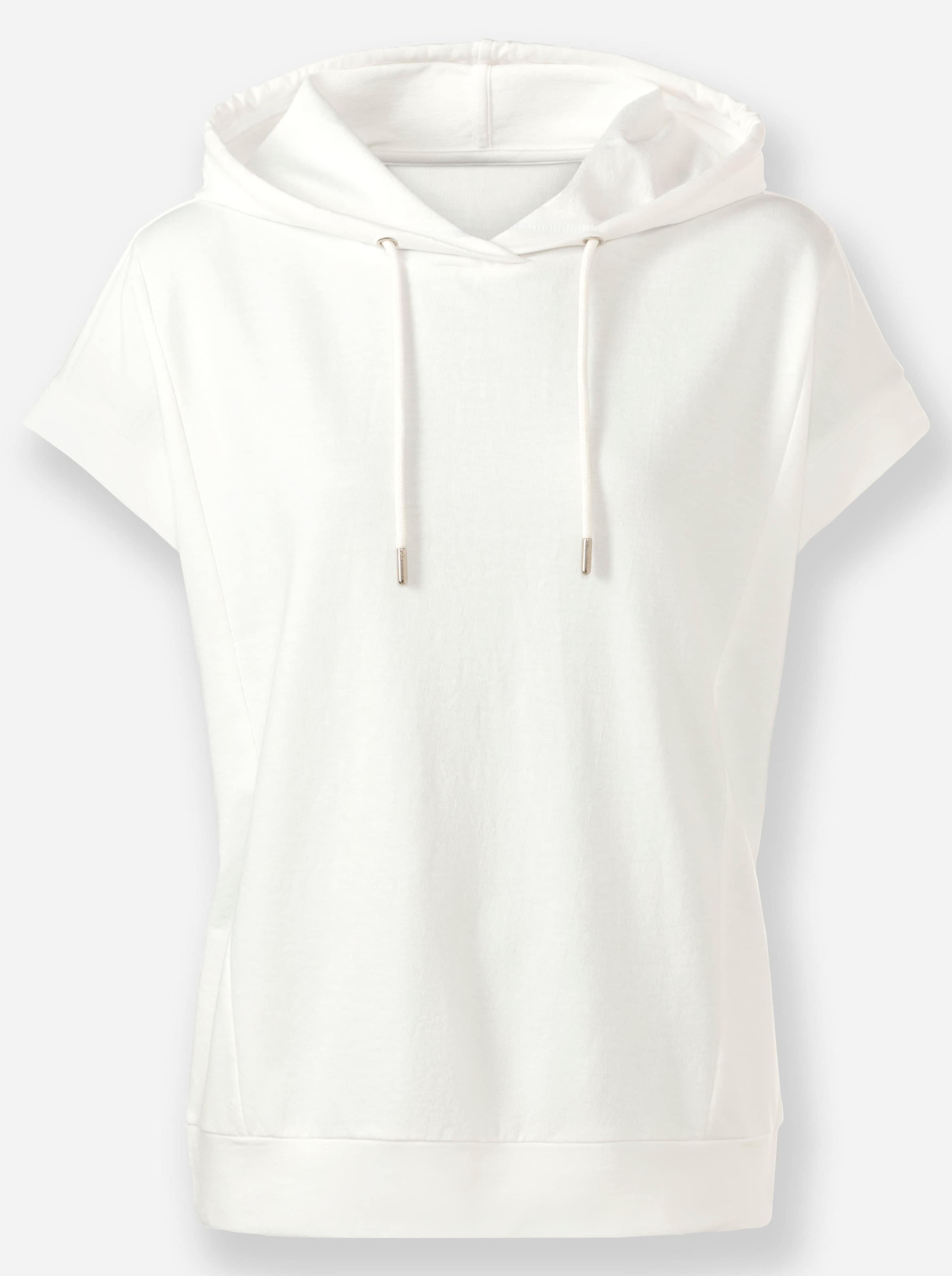 Sheego Damen Ecru Kapuzenshirt - Bild 3
