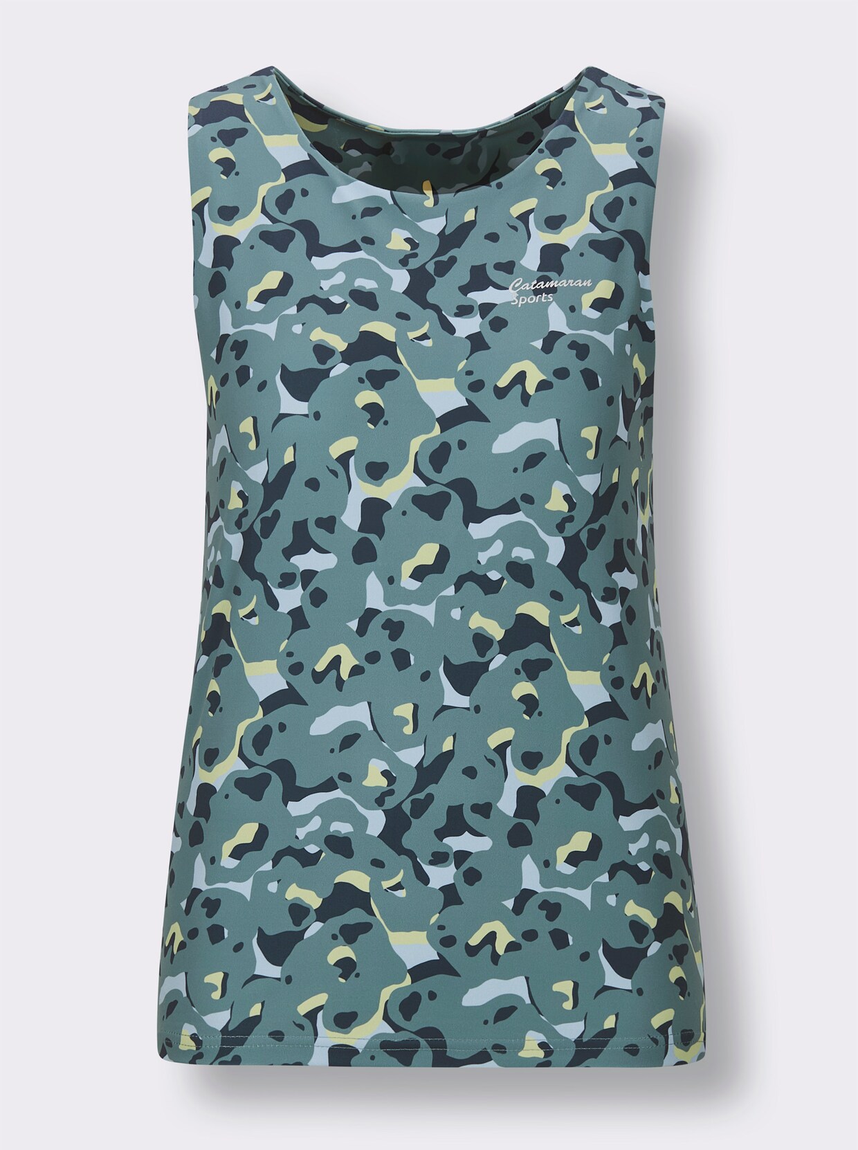 Catamaran Sports Funktionsshirt mit Stretch-Anteil - pistazie-gemustert