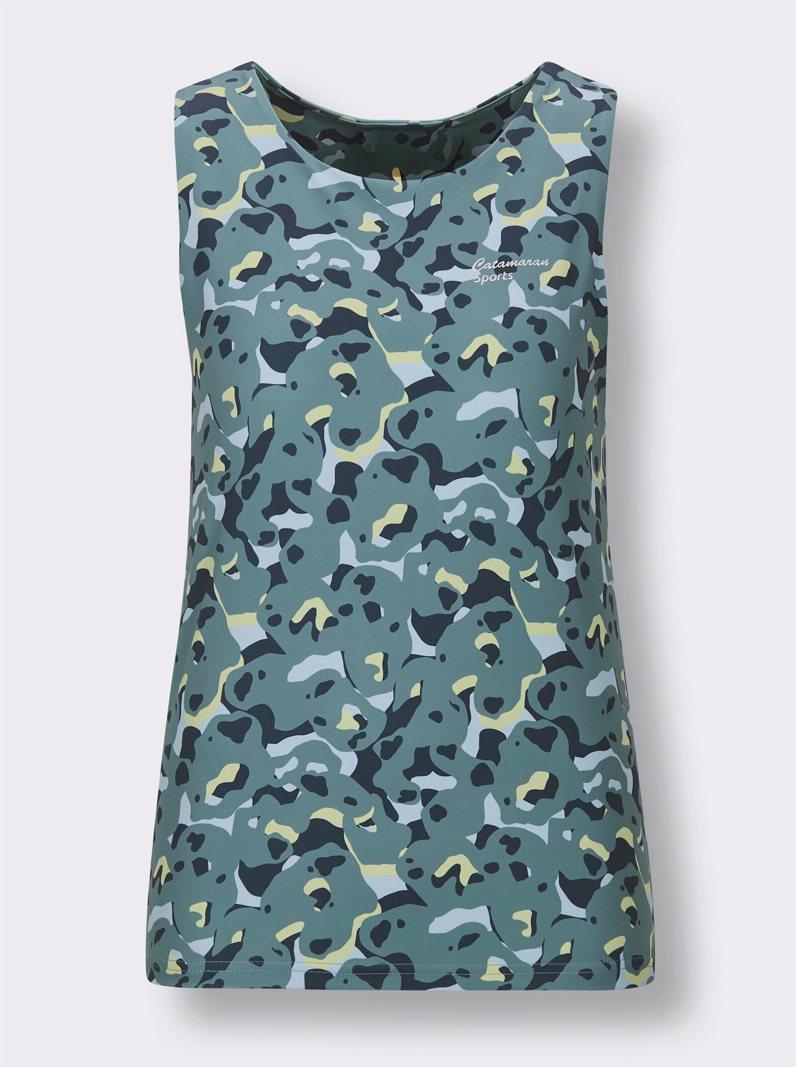 Catamaran Sports Funktionsshirt mit Stretch-Anteil - pistazie-gemustert