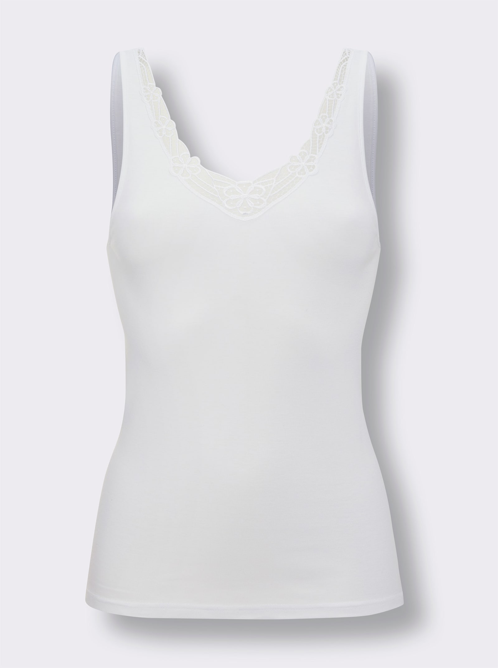 Speidel Hemd met kantmotieven - wit