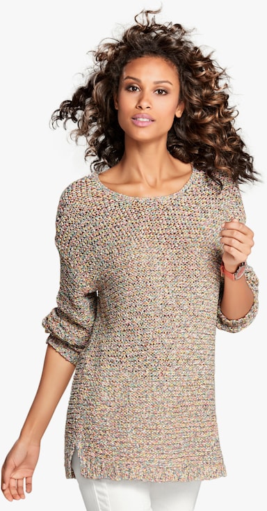 heine Pull col rond - multicolore