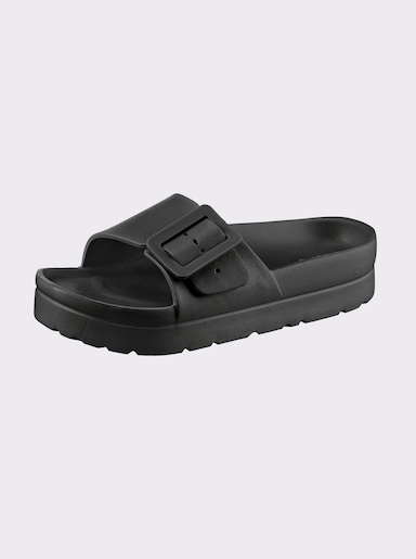 Siebi´s Badepantolette - schwarz