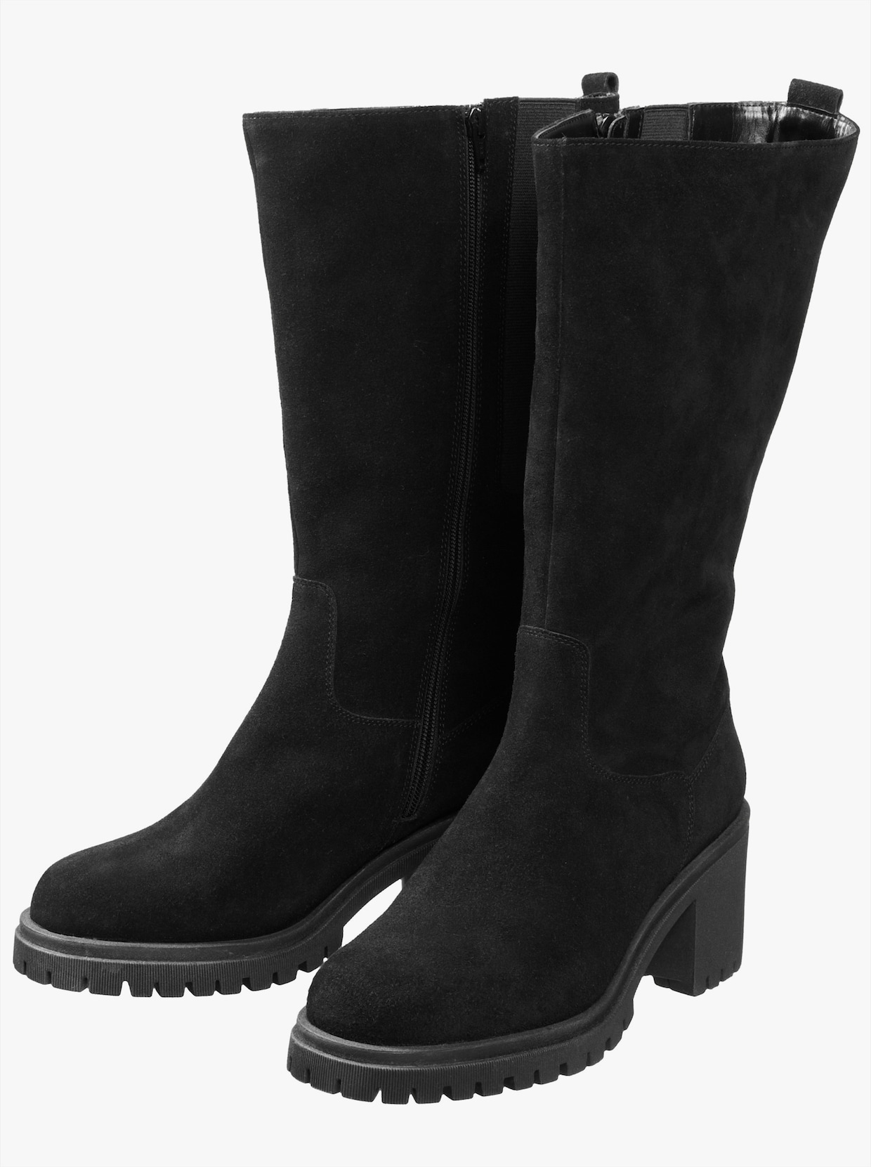 sheego Weitschaftstiefel - schwarz