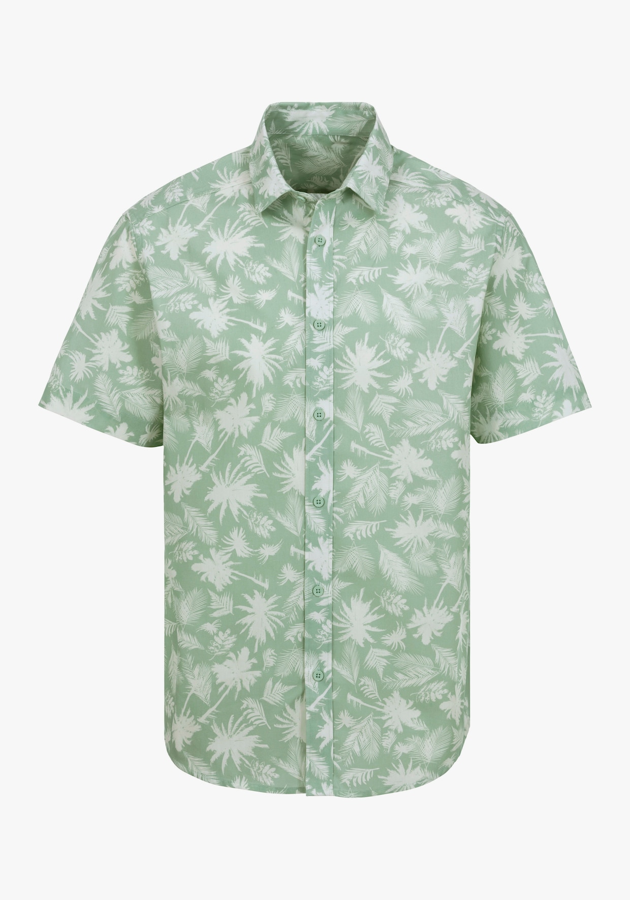 Beachtime Hawaiiaans overhemd - lichtgroen geprint