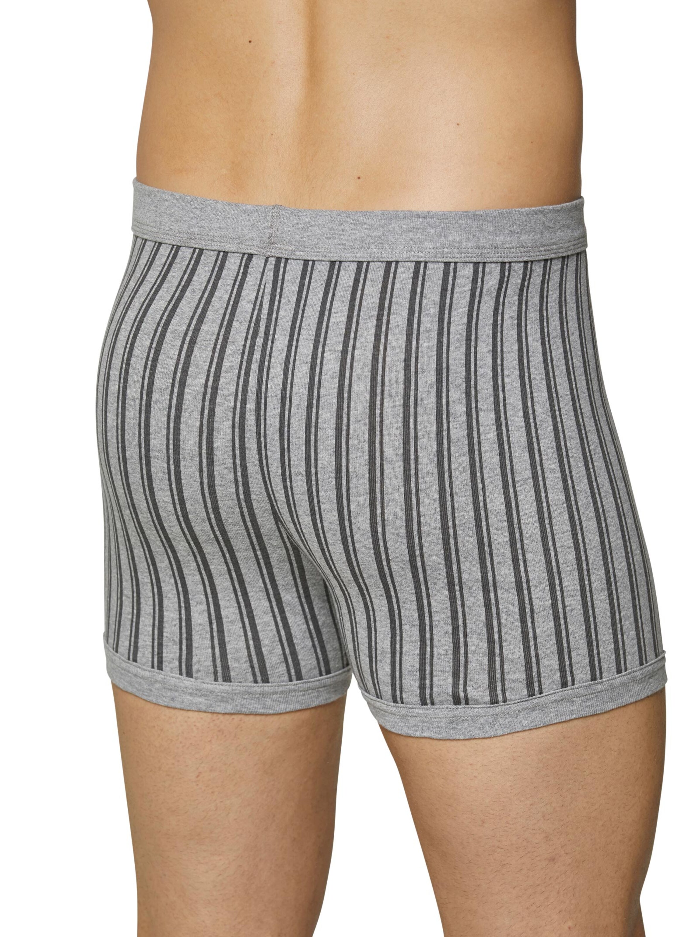 KINGsCLUB Schlüpfer - grau-gestreift