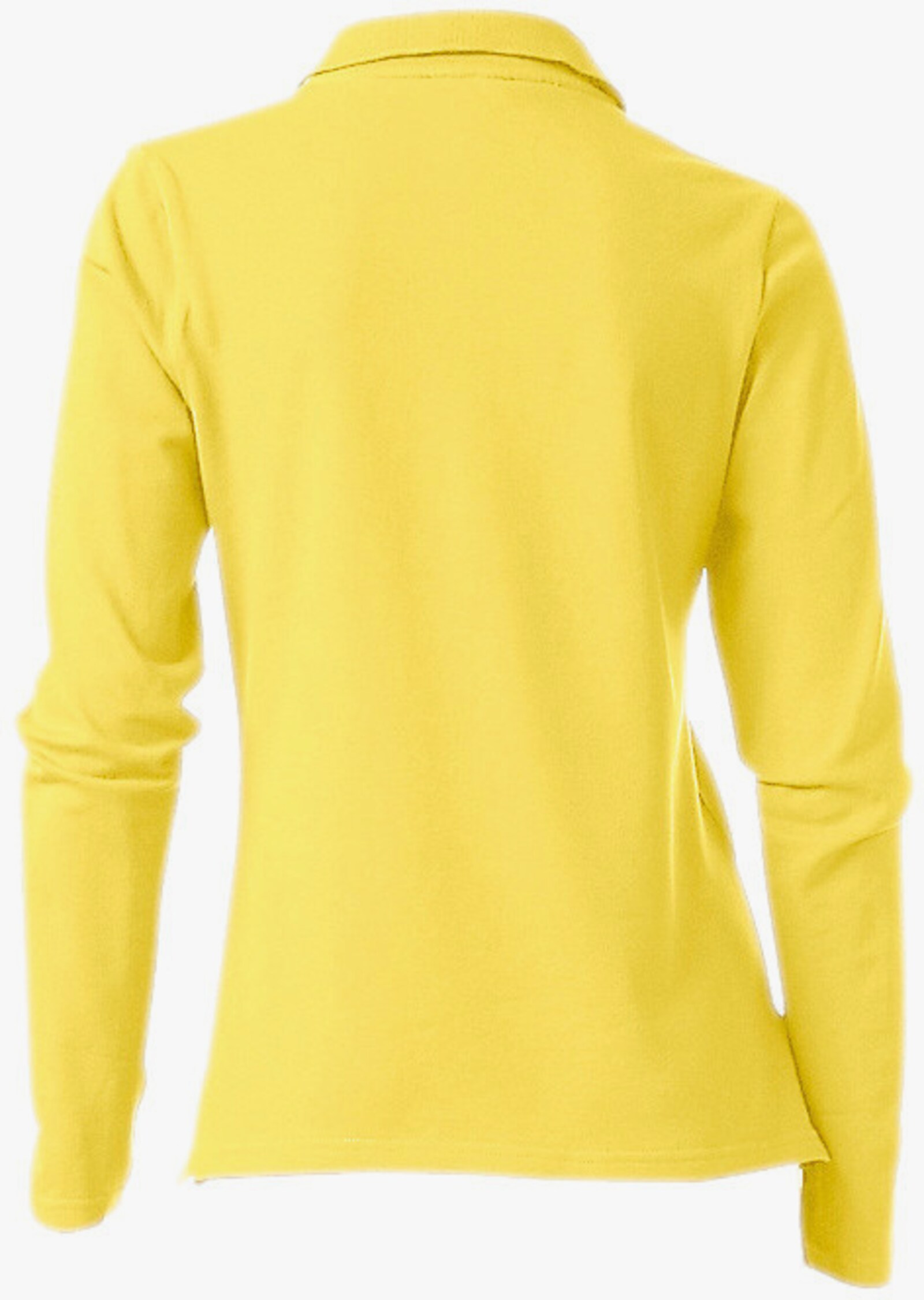 heine Langarm-Poloshirt in Pikee-Qualität - gelb