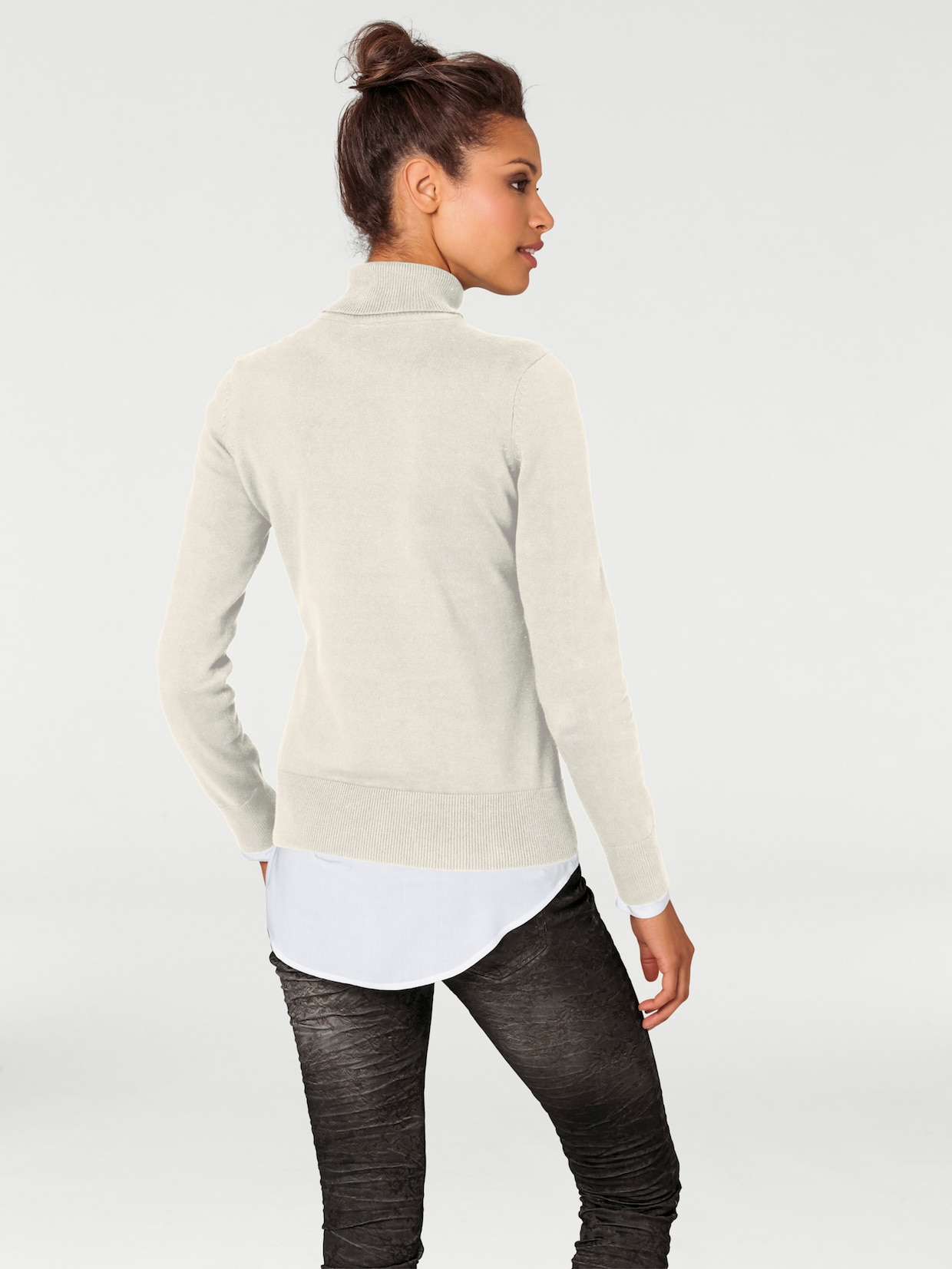 heine pull à col roulé - offwhite