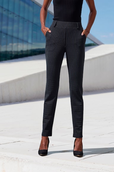 LASCANA Joggingbroek - zwart gestreept