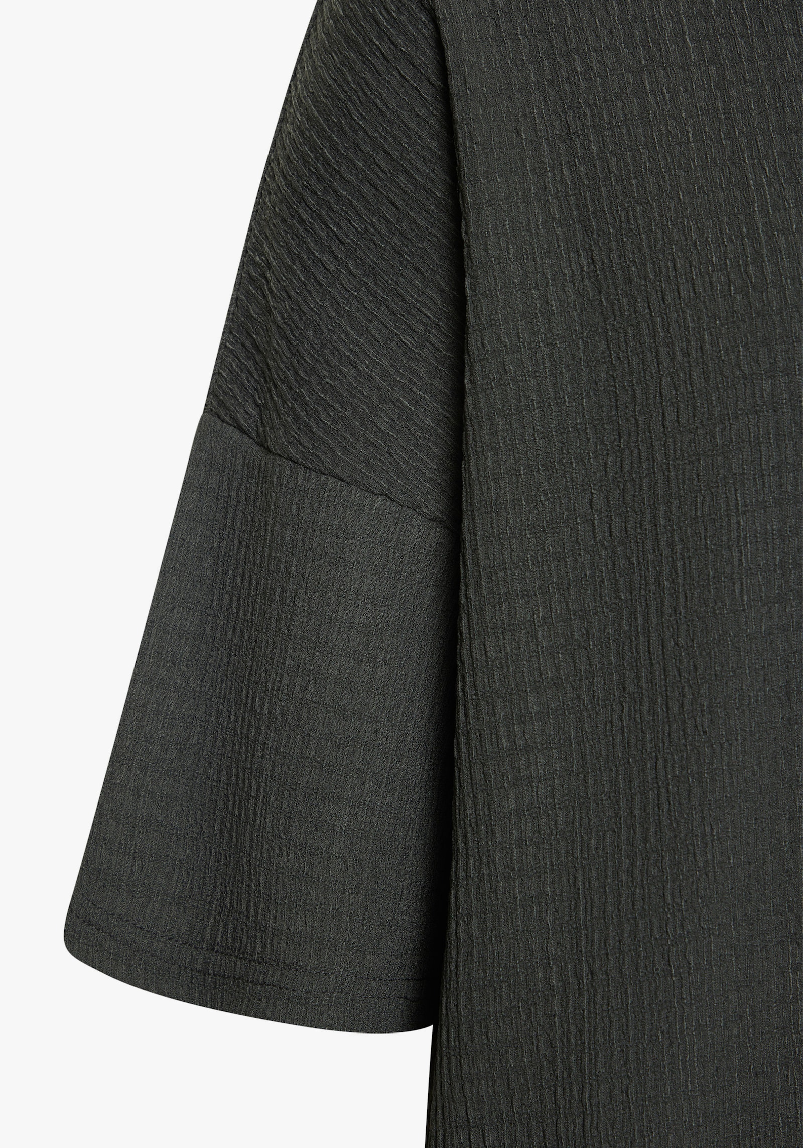 LASCANA Kurzarmshirt - graugrün