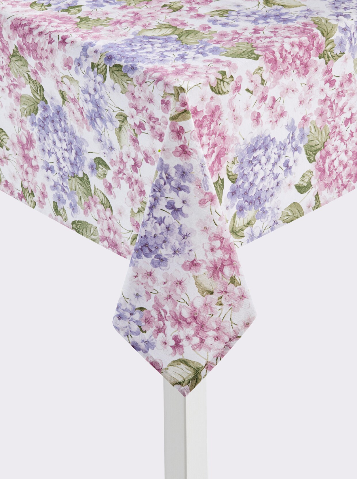 Tafelkleed - naturel/roze