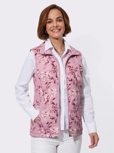 Bodywarmer - orchidee geprint