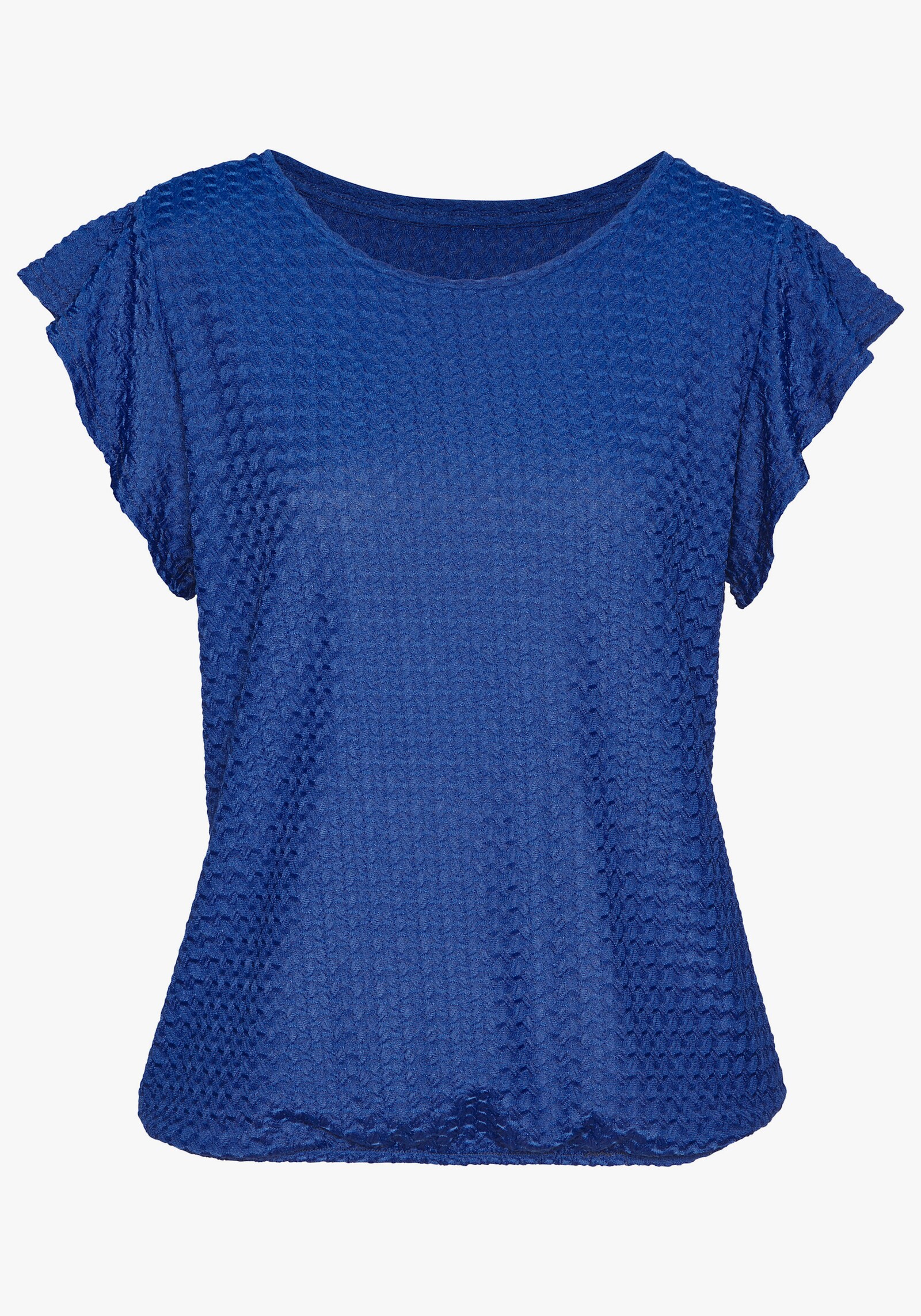 LASCANA T-shirt - saffierblauw