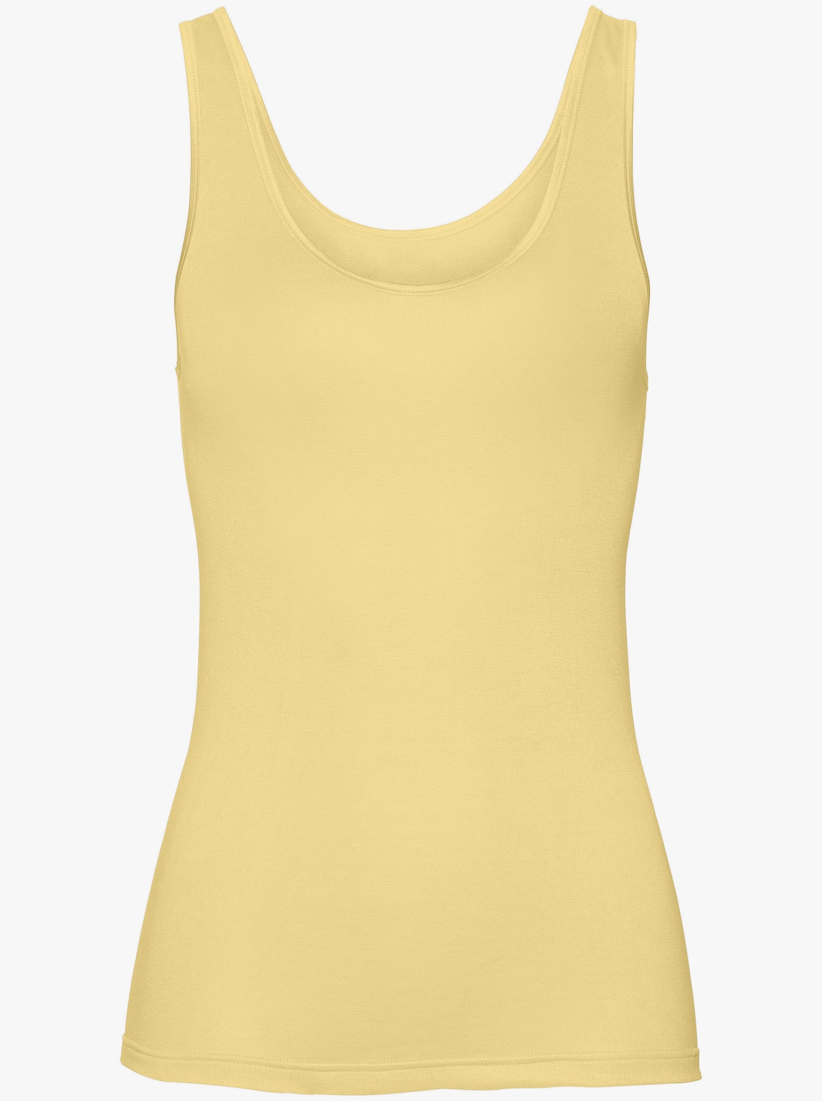 wäschepur Achselhemd in Modal-Qualität - zitrone