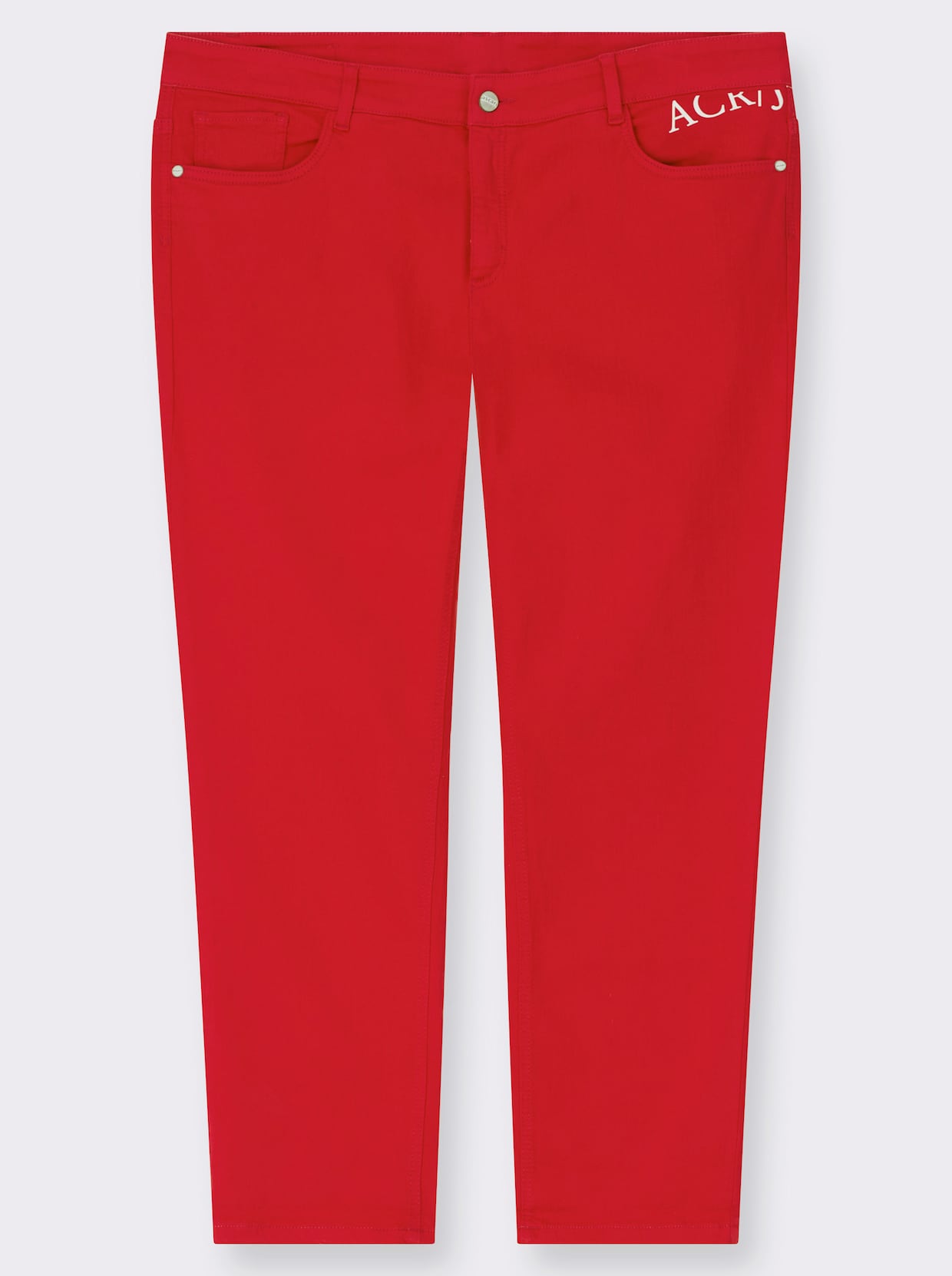 Ascari 5-Pocket-Jeans mit Push-up-Effekt - rot