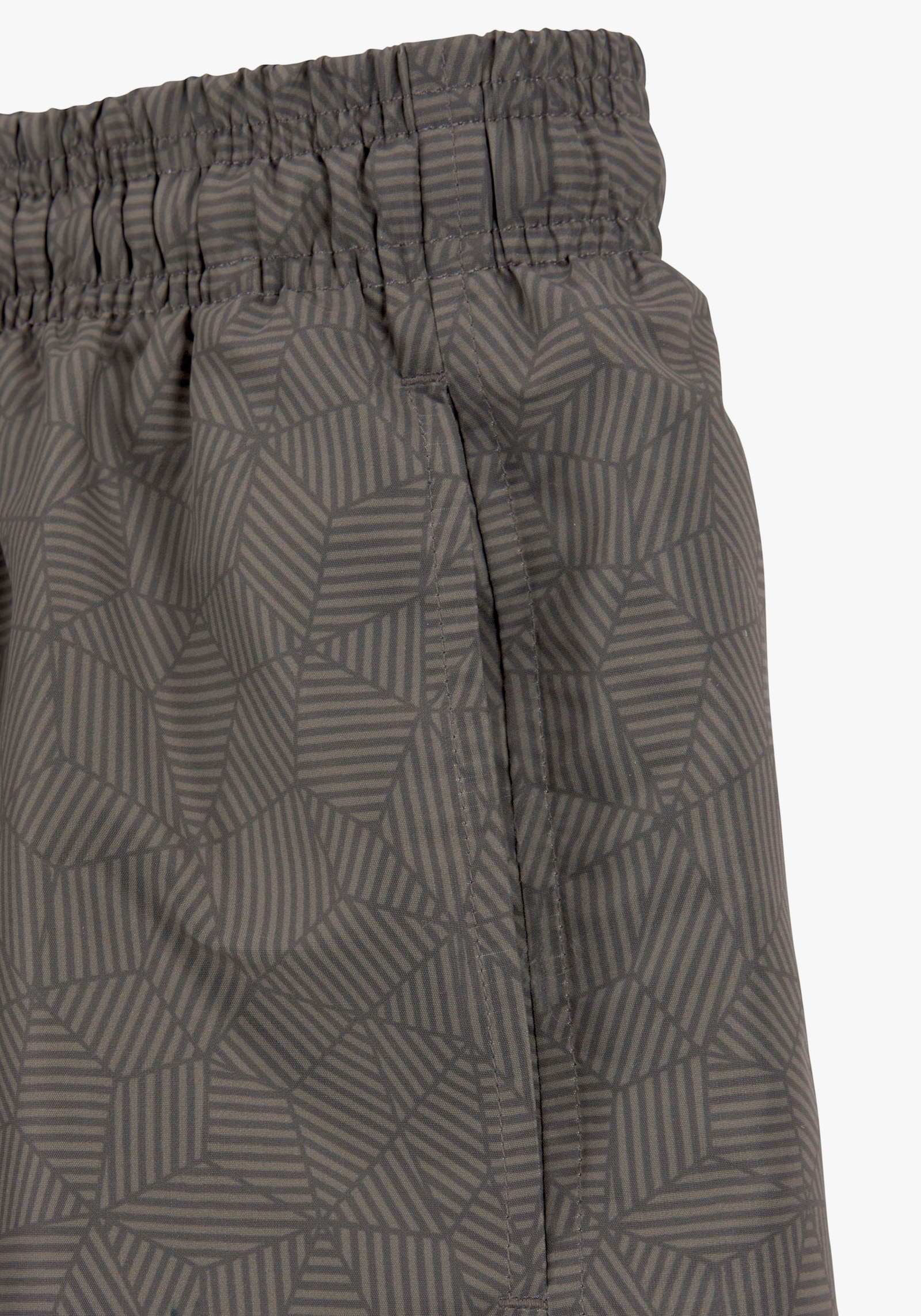 John Devin Badeshorts - braun bedruckt