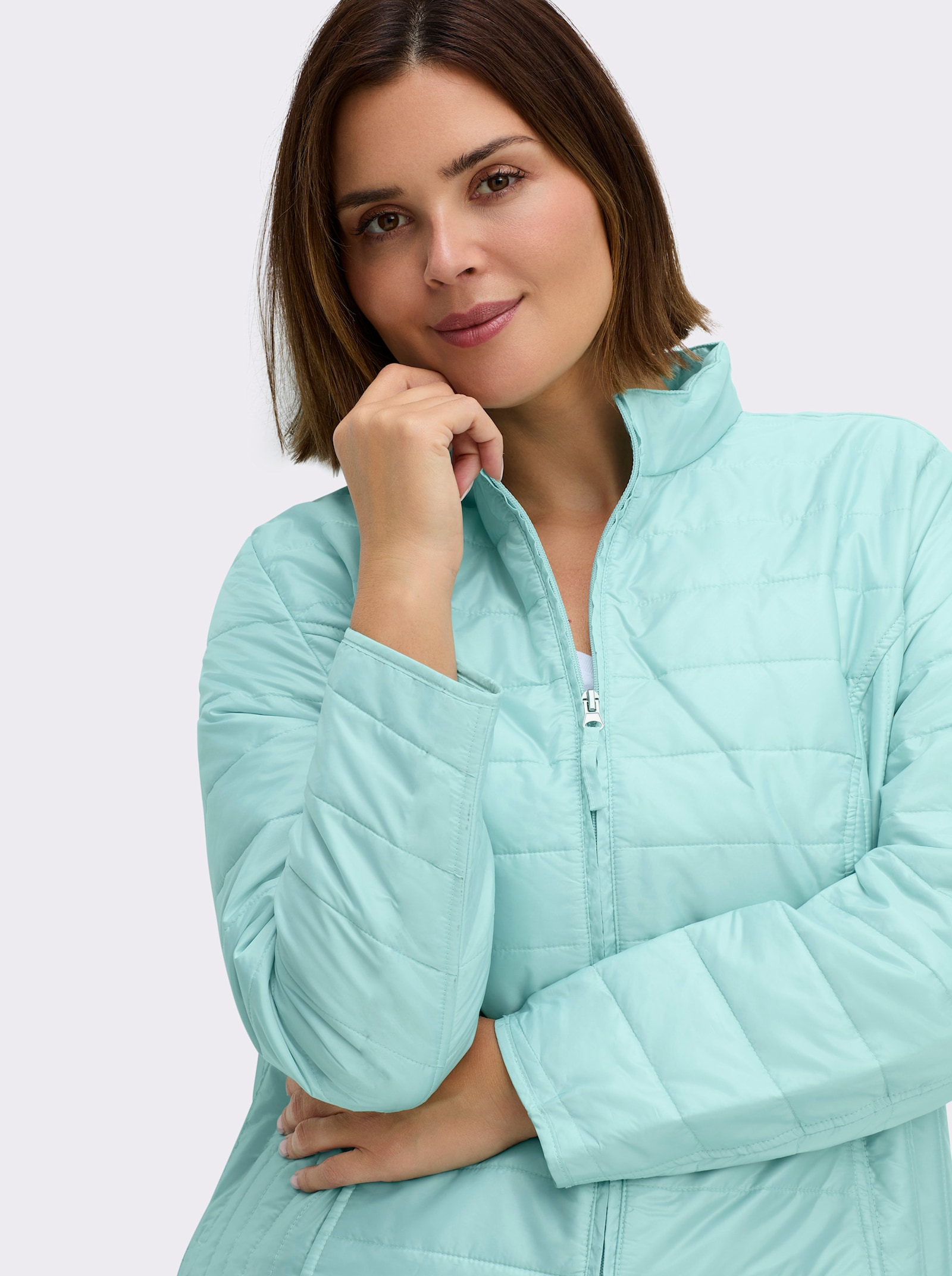 Steppjacke leicht wattiert - mint