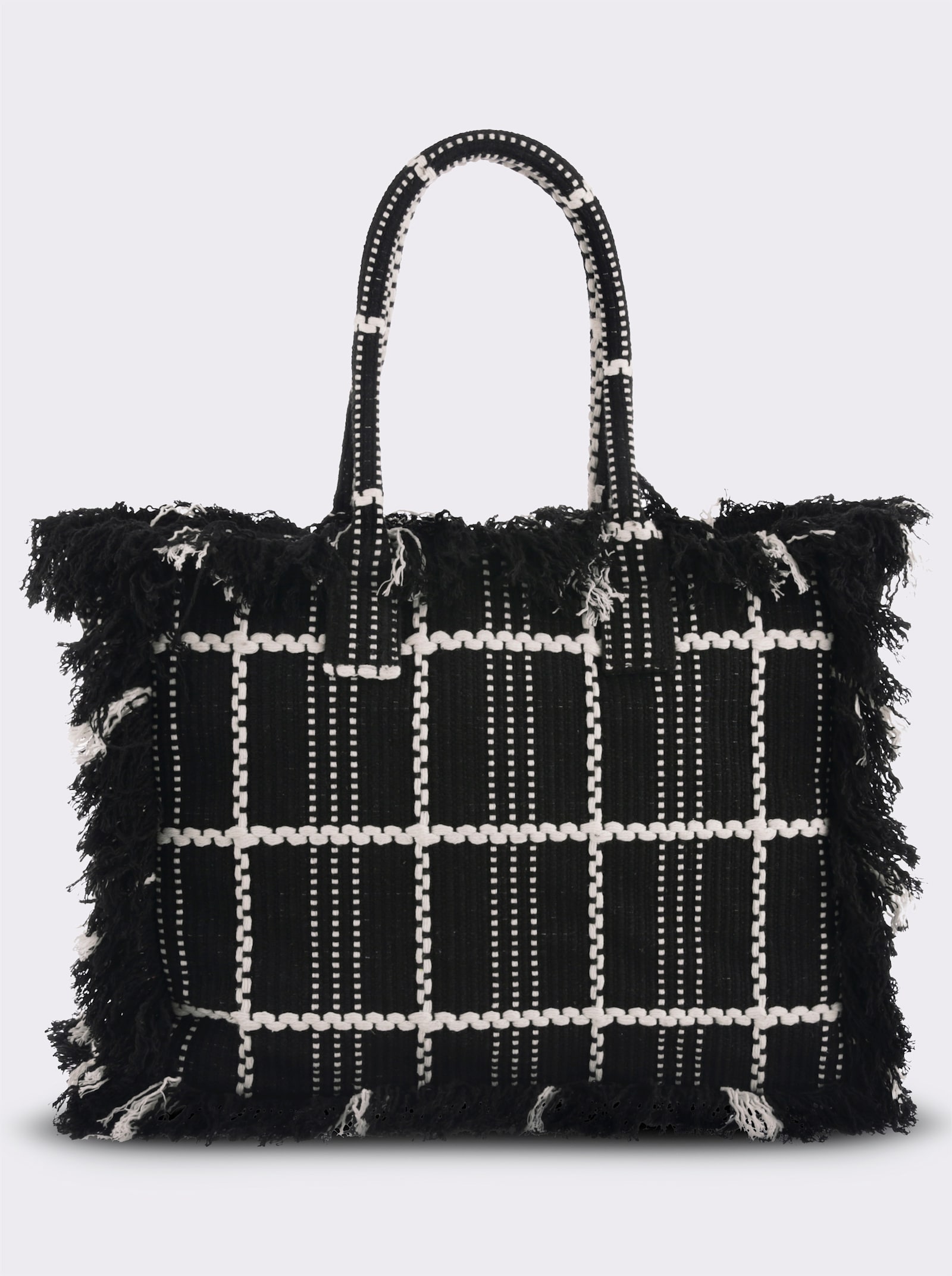 heine Tasche - schwarz-weiß