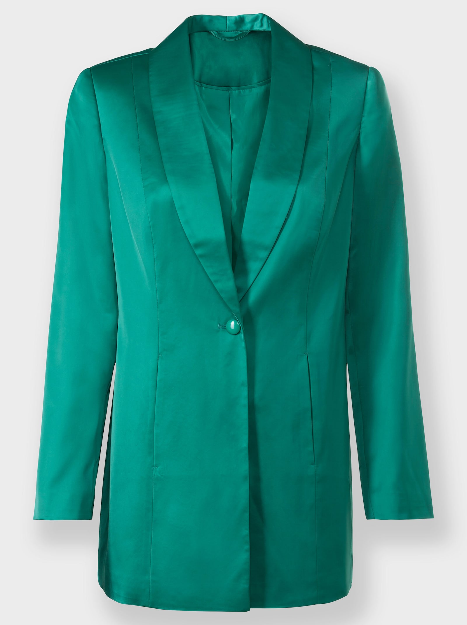 heine Blazer in Glanz-Qualität - smaragd