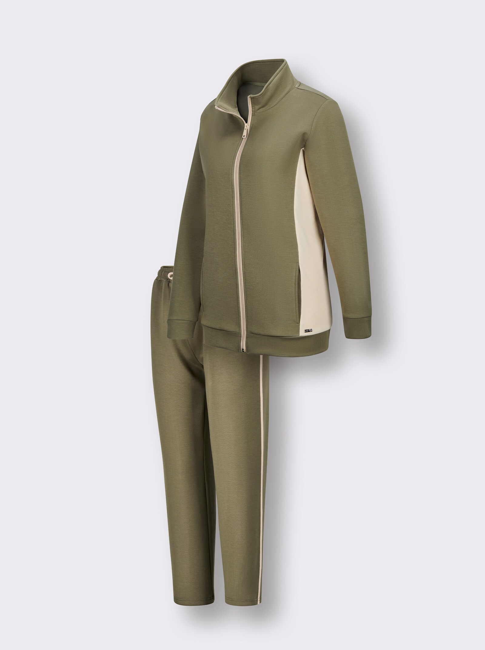 feel good Hausanzug mit Modal - khaki-beige