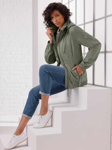 CREATION L PREMIUM Jacke - khaki-meliert