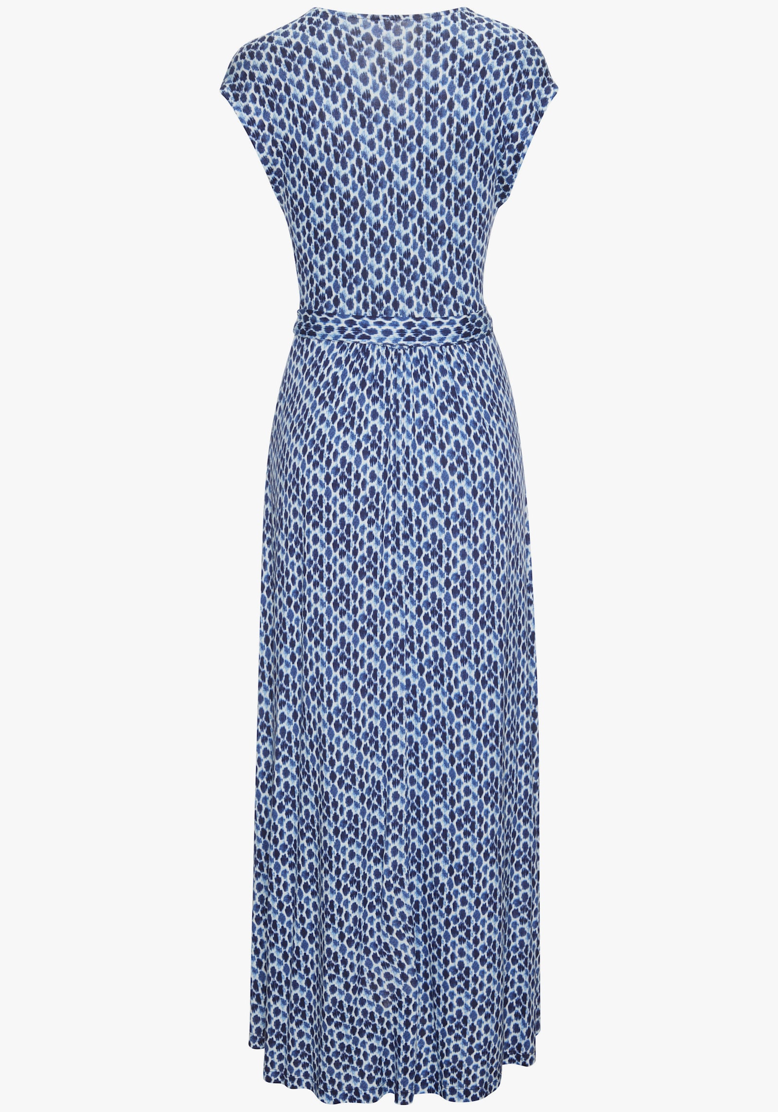 LASCANA Maxi-jurk - blauw bedrukt