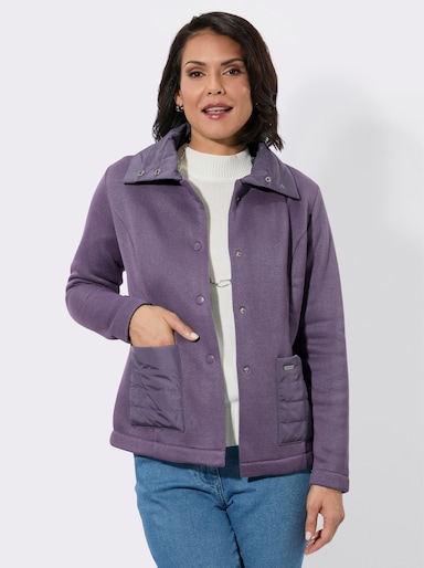 Fleecejacke mit Druckknöpfen - feige