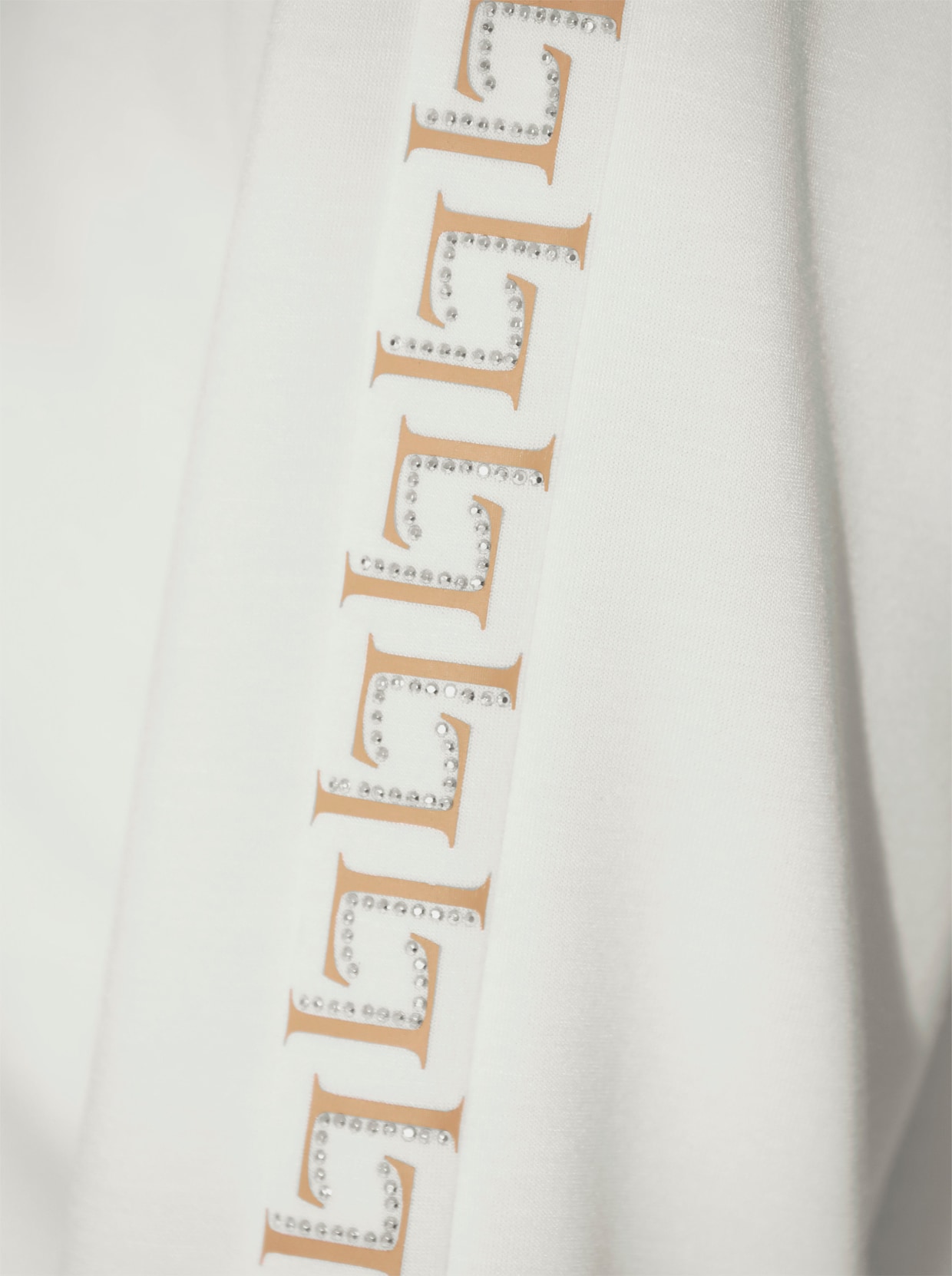 Shirt met opstaande kraag - ecru