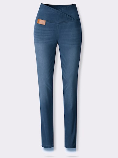 Stretch-Jeans - blue-bleached