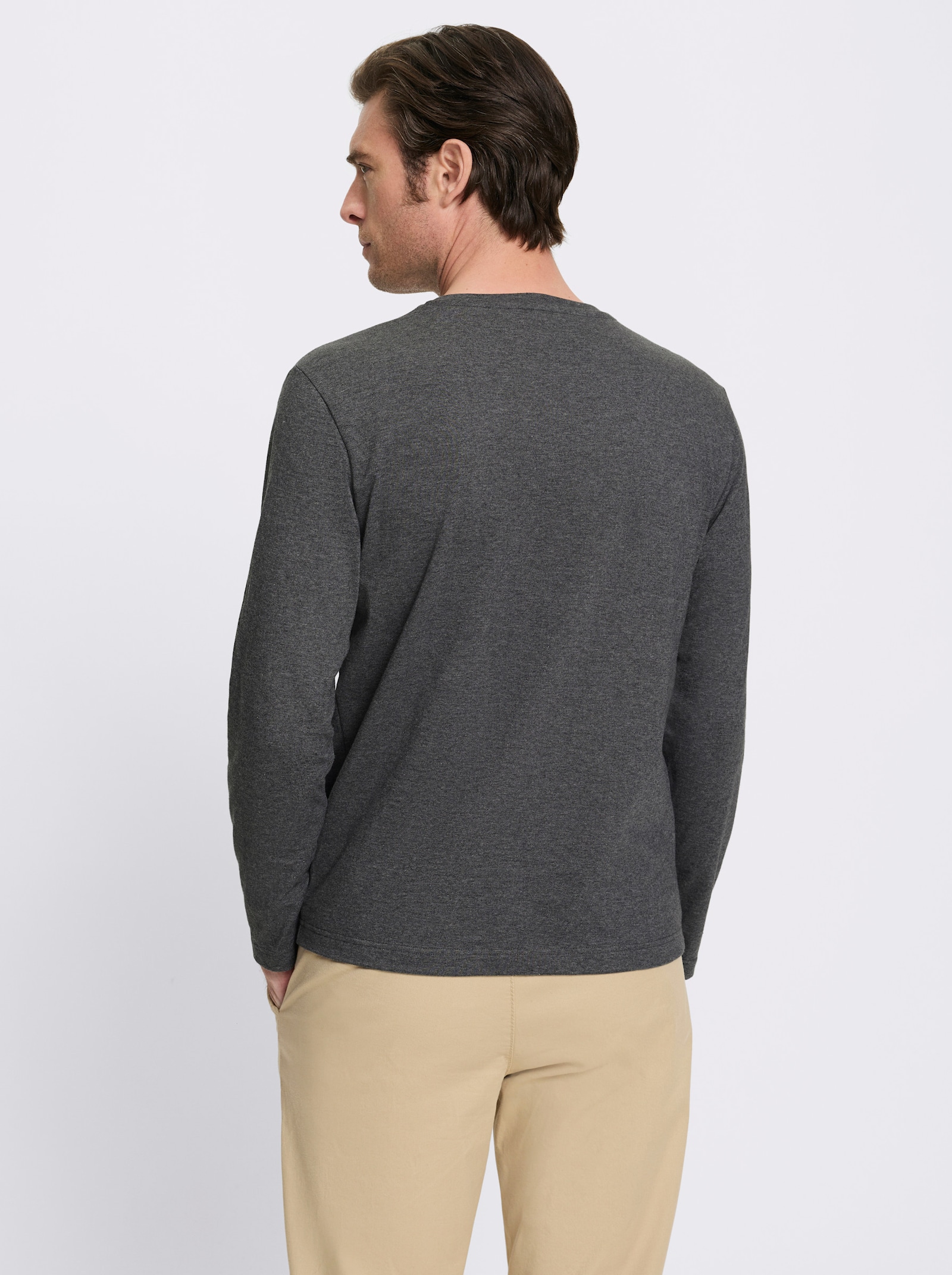 Catamaran Langarmshirt - graphit-bedruckt