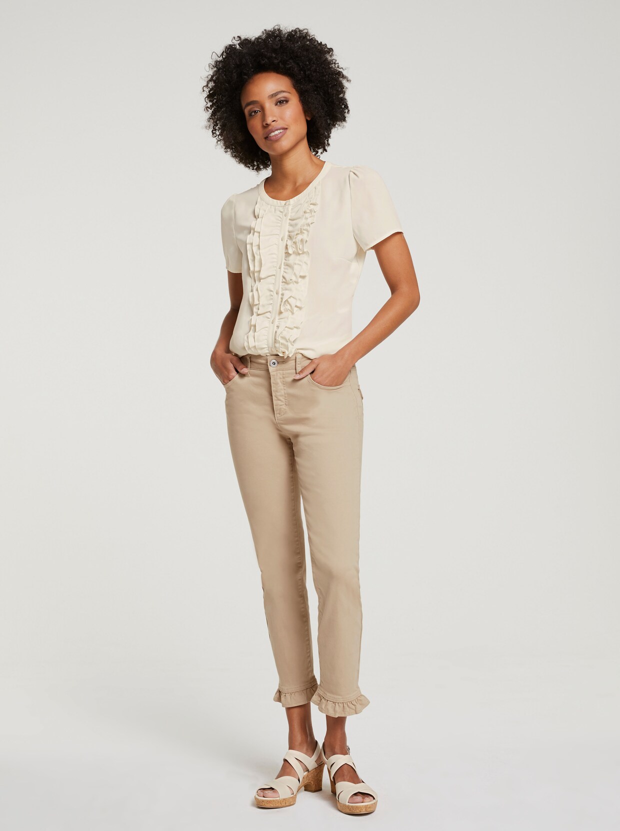 heine Bluse - champagner