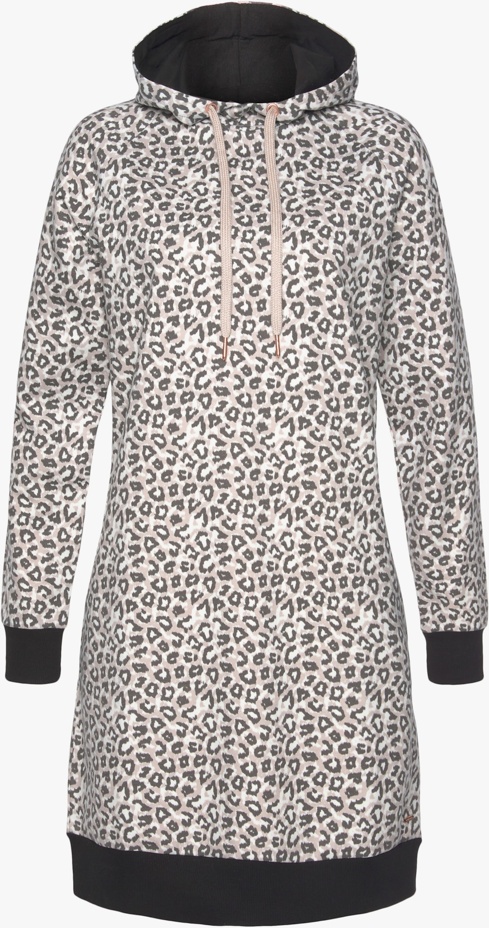 LASCANA Robe sweat - beige-noir