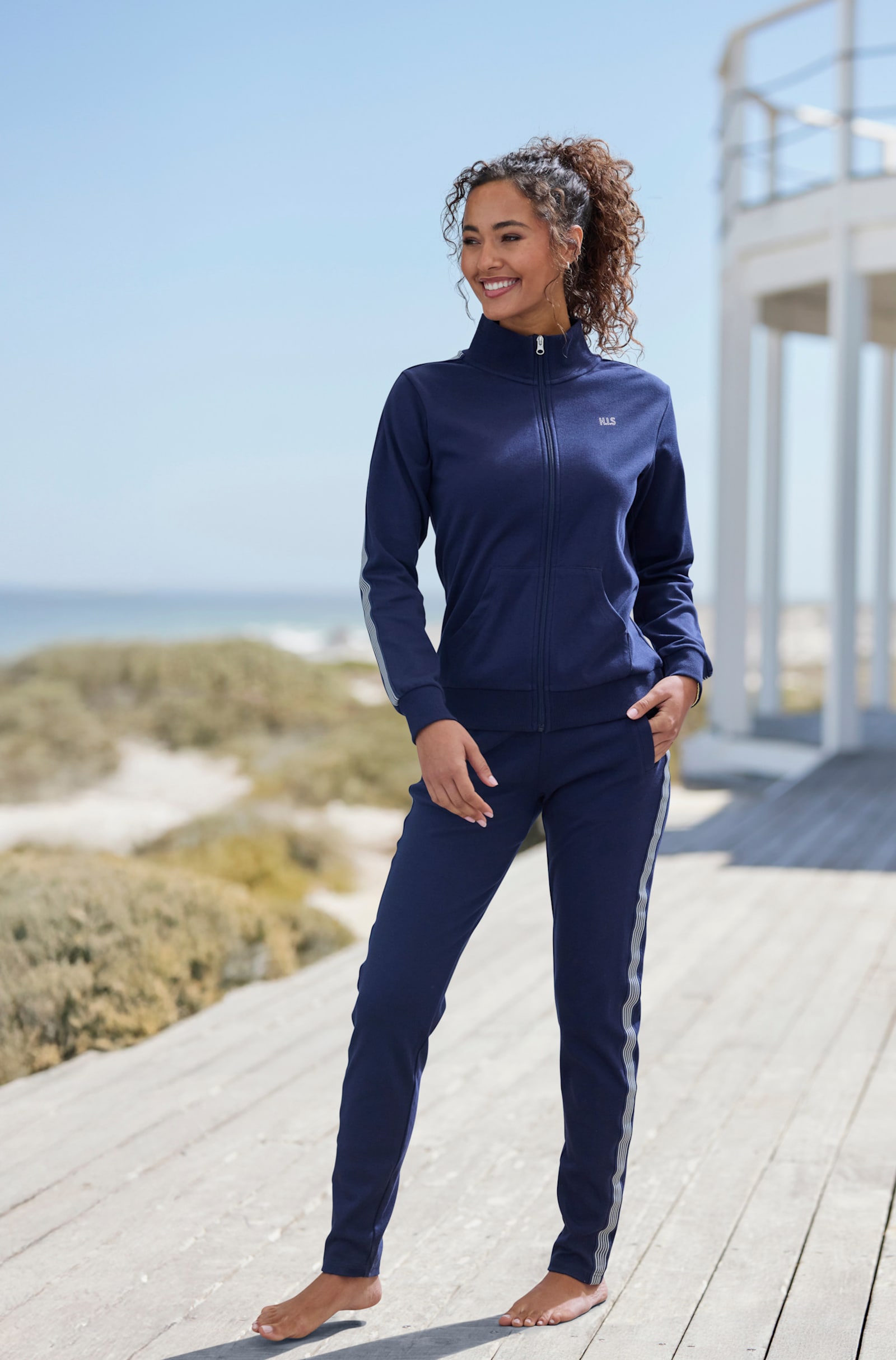 H.I.S Sweatjacke - marine