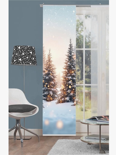 heine home Schiebevorhang - weiß-bedruckt