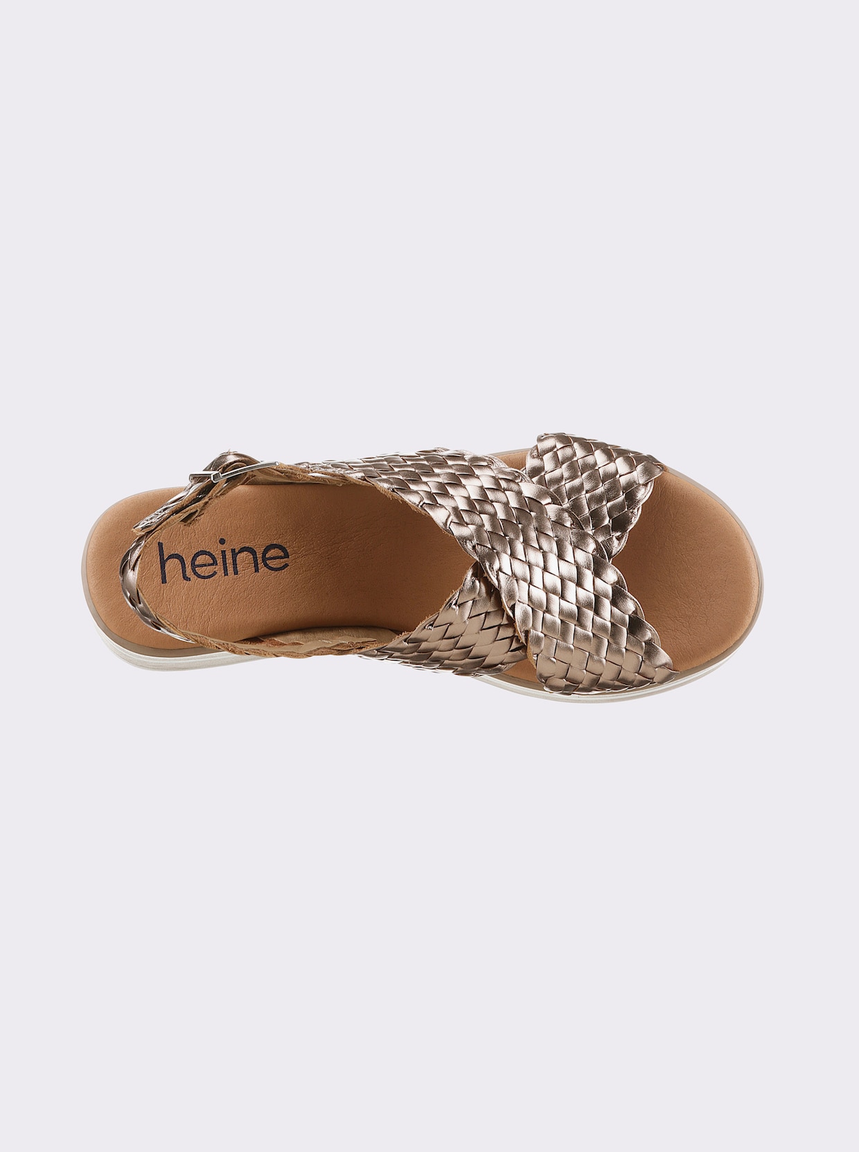 heine Sandales - couleur bronze