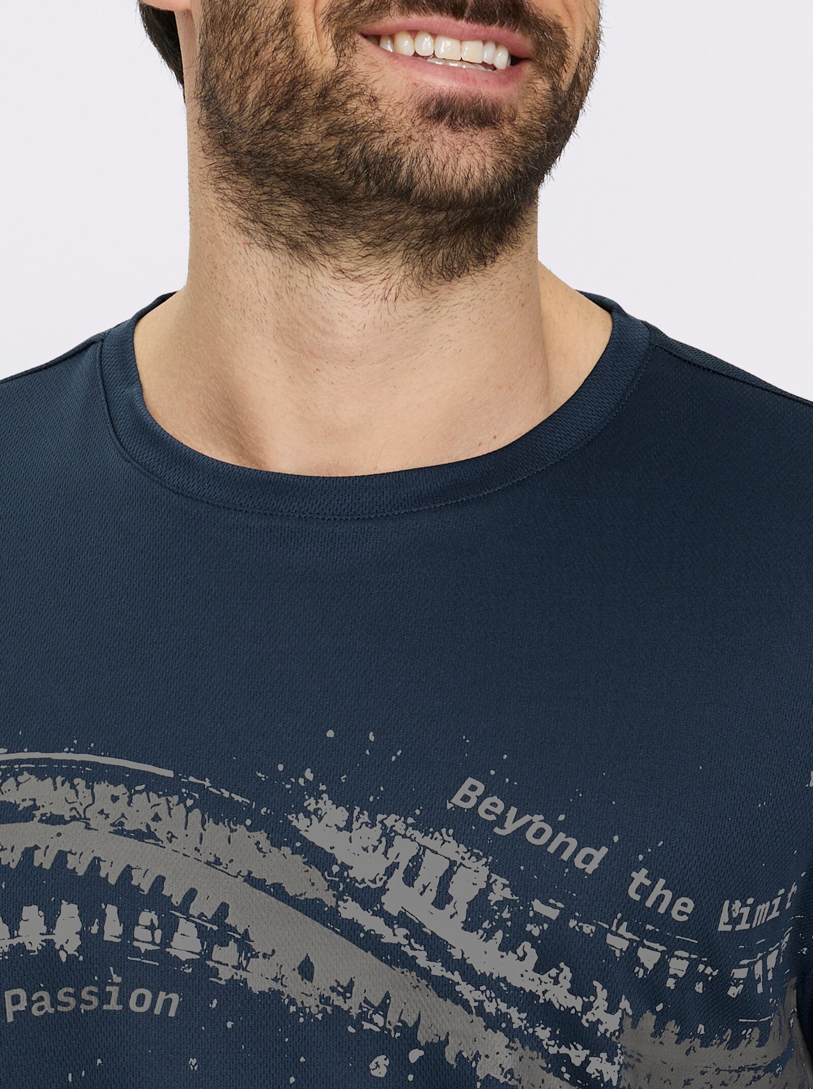 Catamaran Sports Funktionsshirt mit Wabenstruktur - dunkelblau