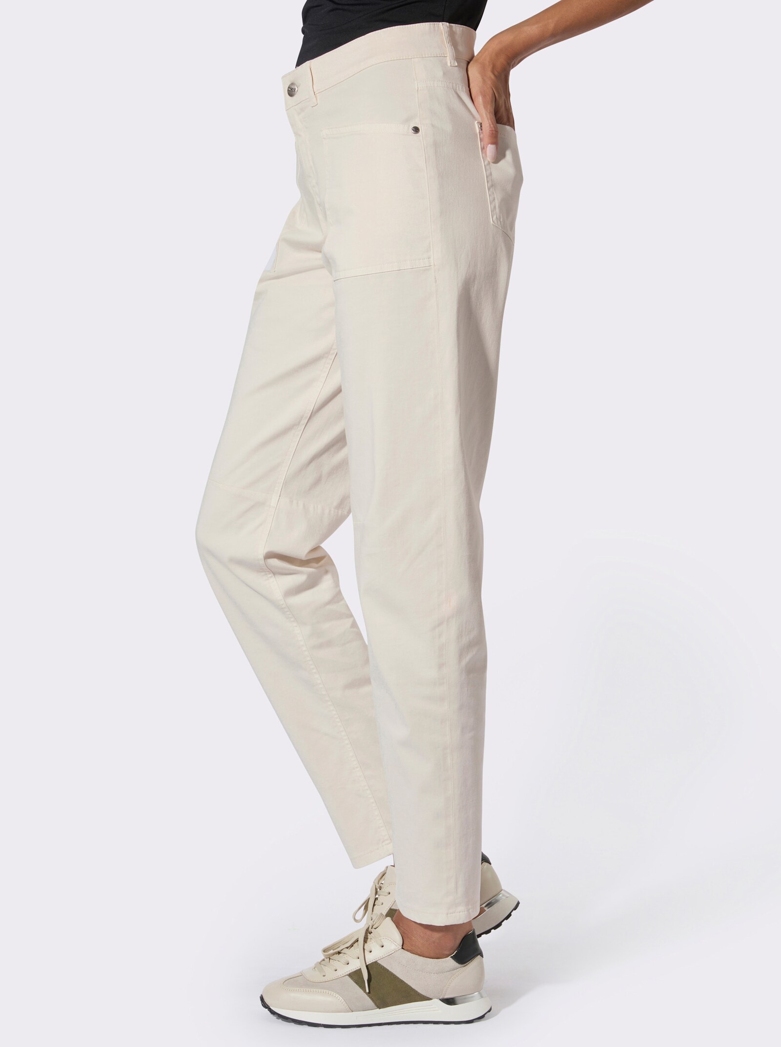 Ascari Jeans im lässigen Barrell-Style - elfenbein