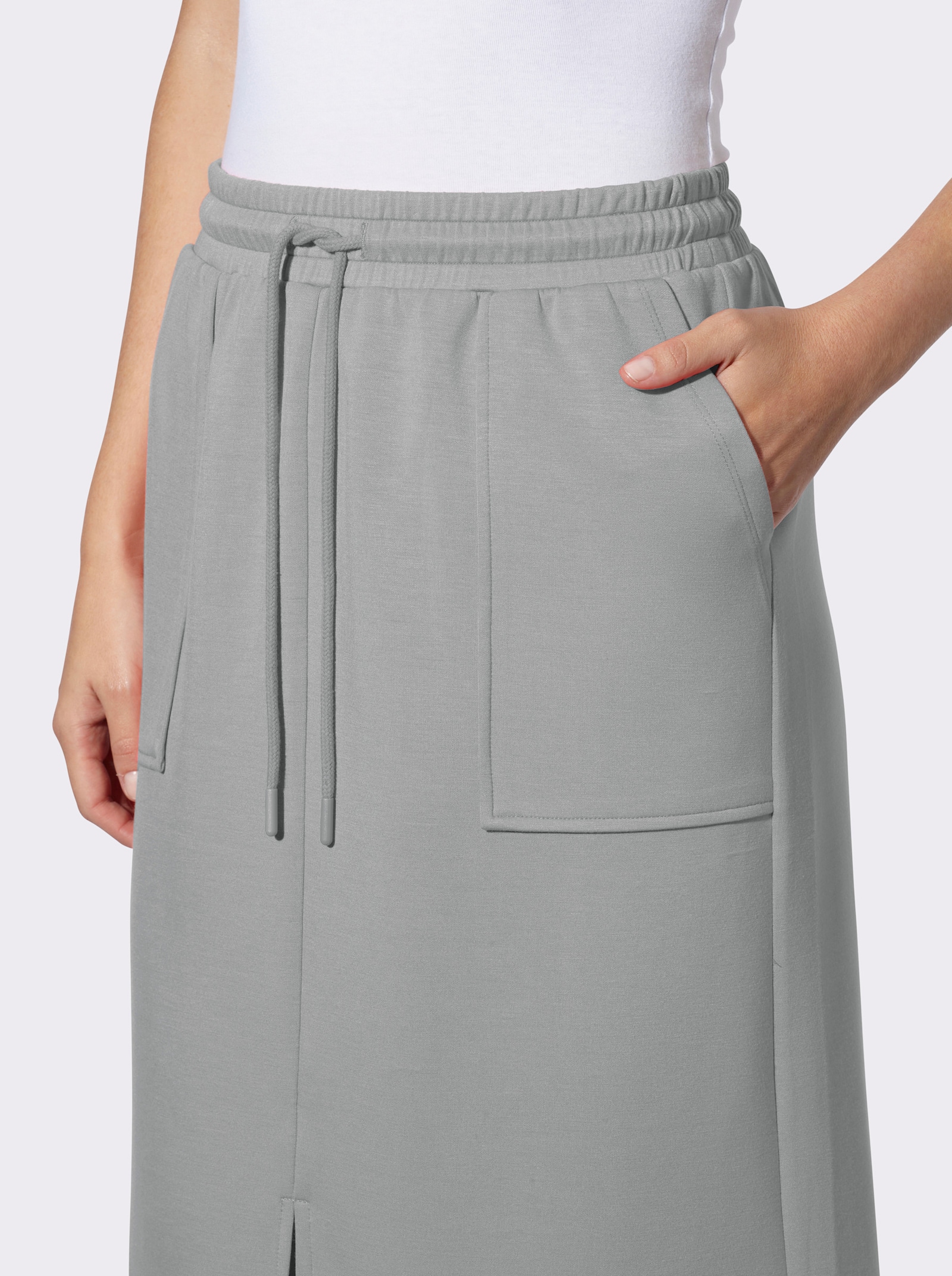 heine Jerseyrock - steingrau