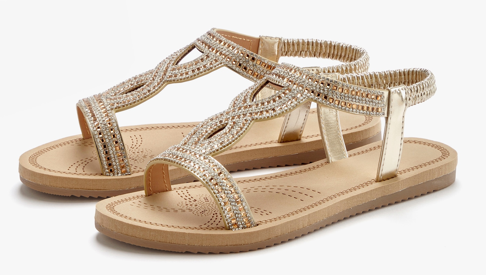 Vivance Sandale - goldfarben