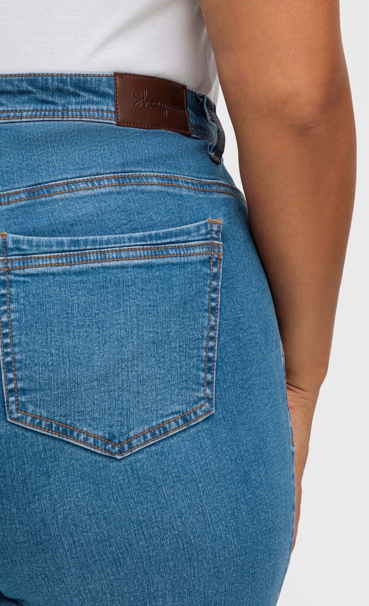 sheego 7/8-Jeans - blue denim
