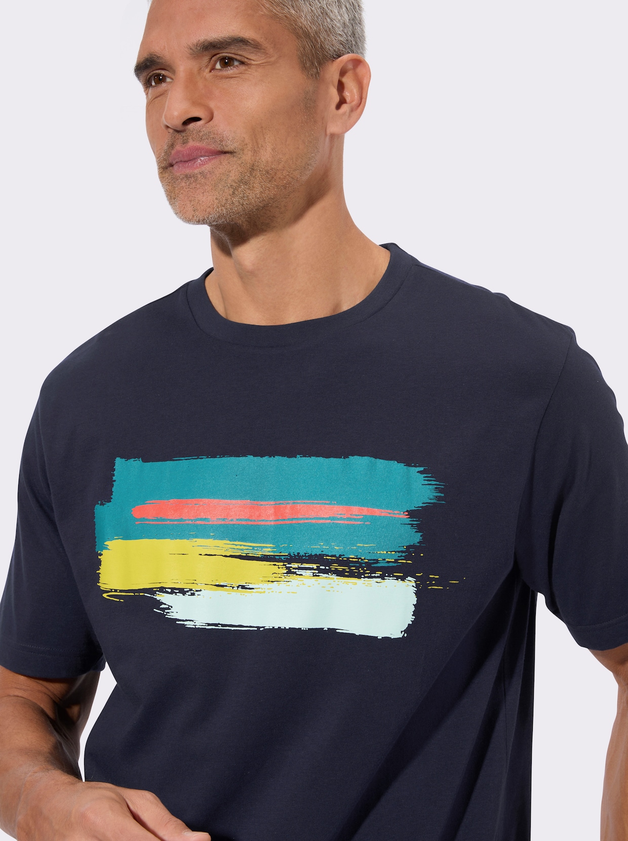 Krátké pyžamo z čisté bavlny - námořnická modrá