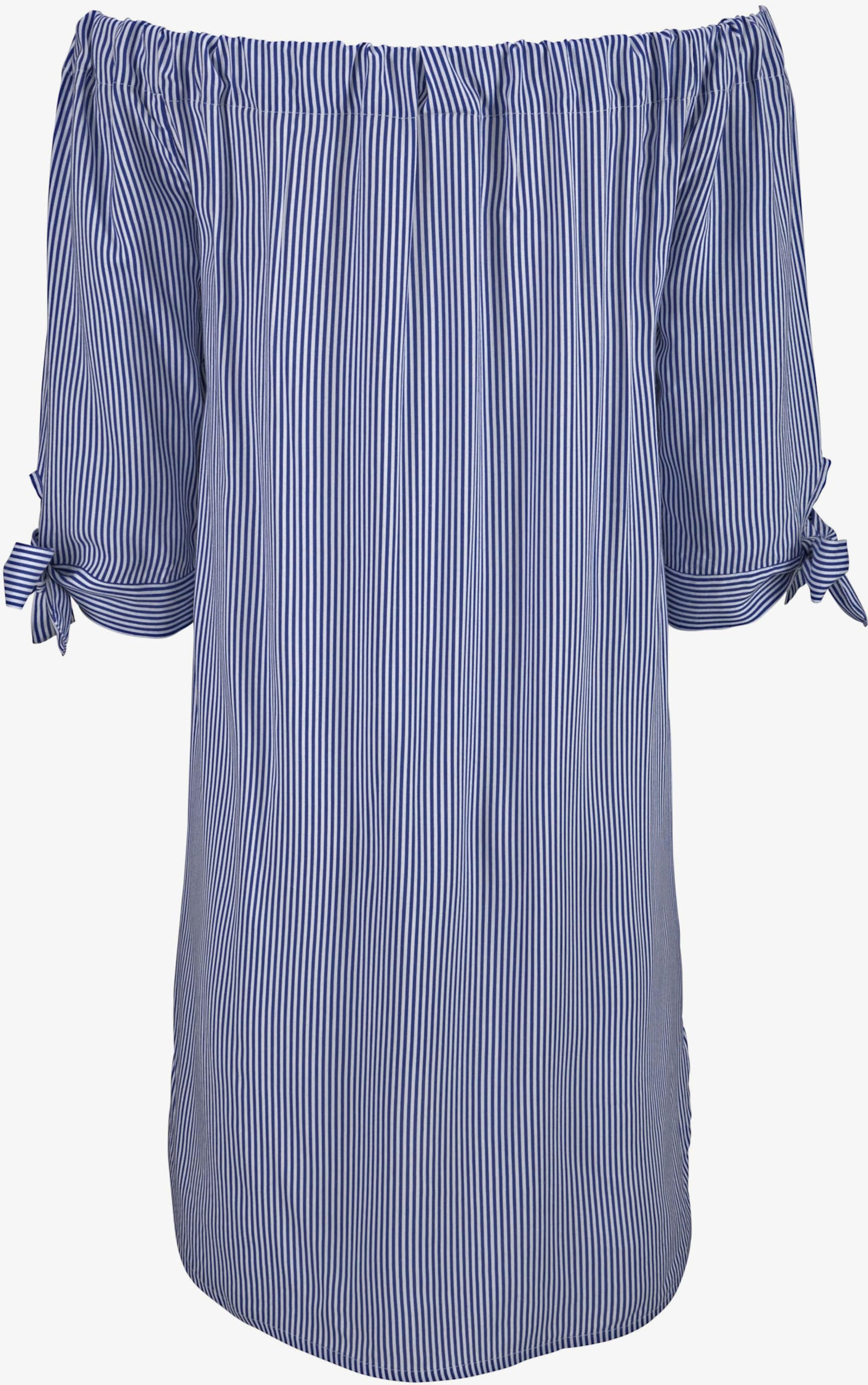 LASCANA Blusenkleid - blau-weiss