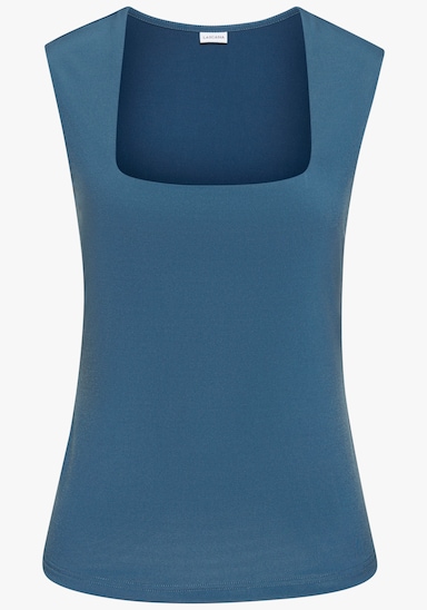 LASCANA Tanktop - rauchblau