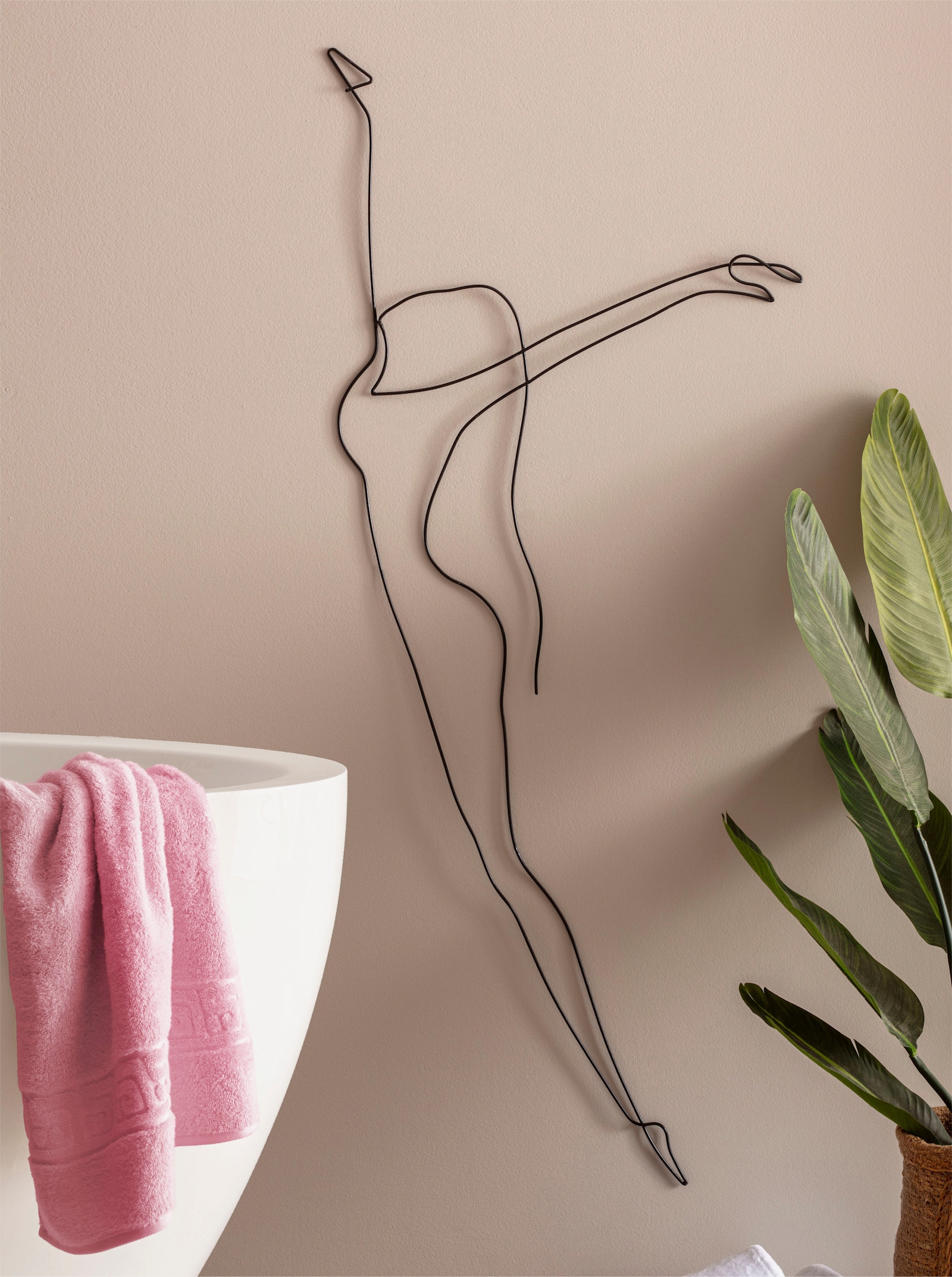 heine home Wanddeko - schwarz