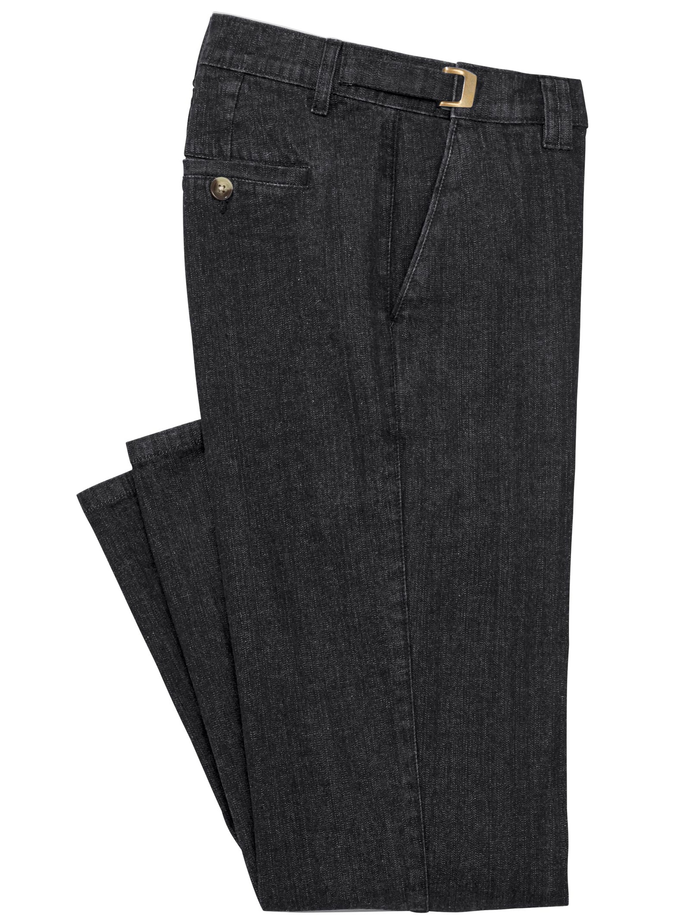 Autofahrer-Jeans - black-denim