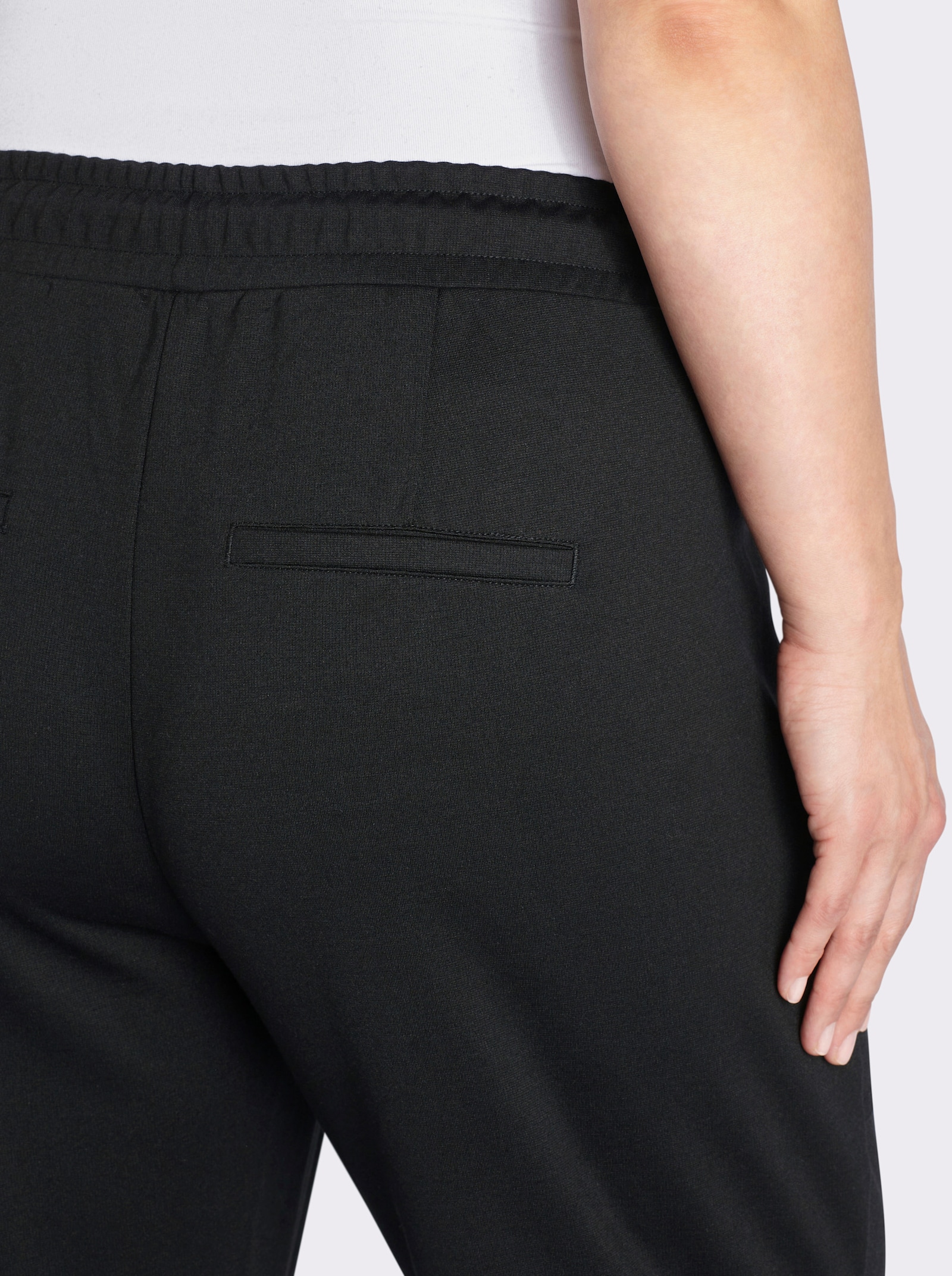 Schlupfhose in Stretch-Qualität - schwarz