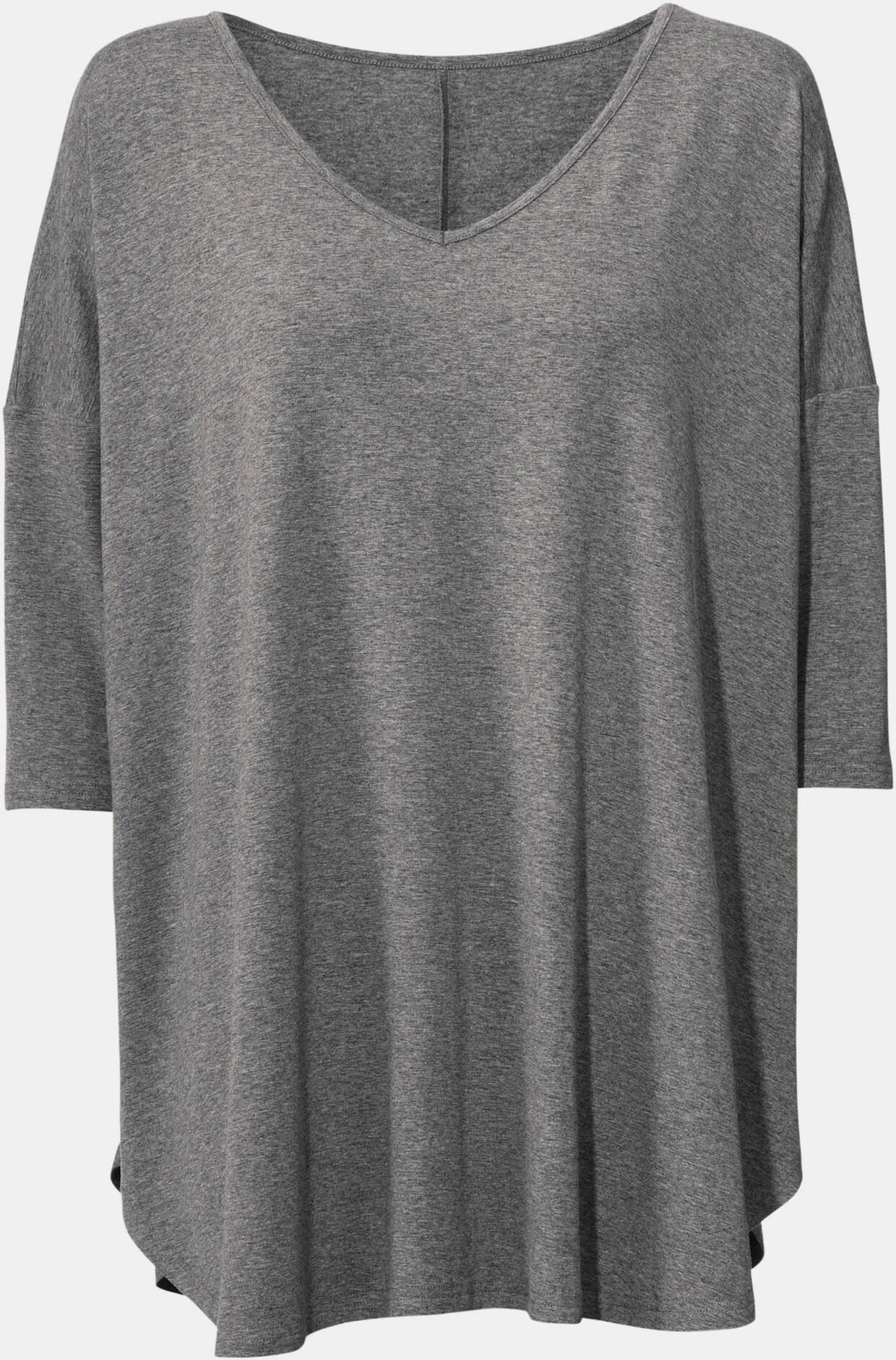 heine Oversized Shirt - grau-melange