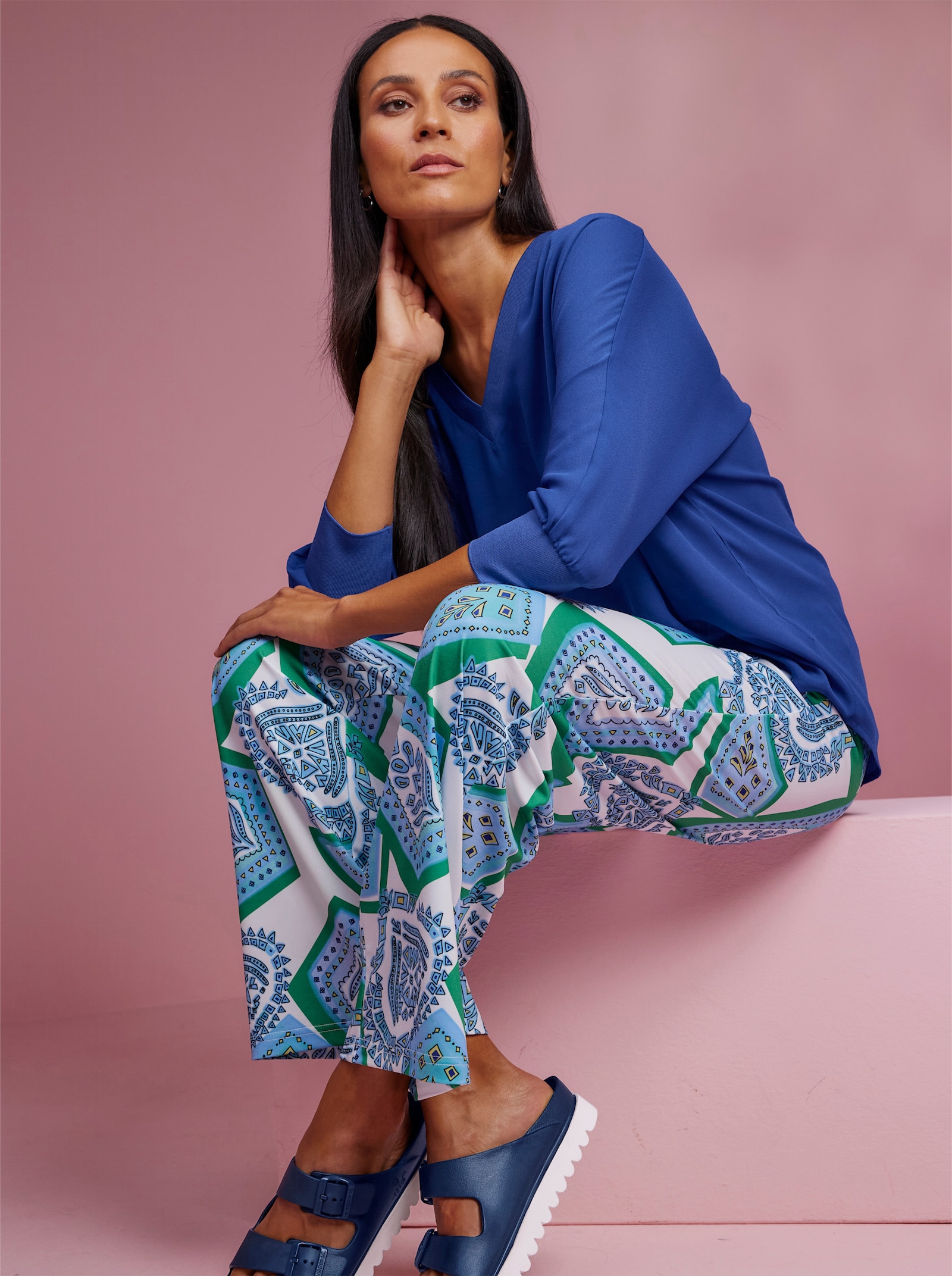 heine Pantolette - marine