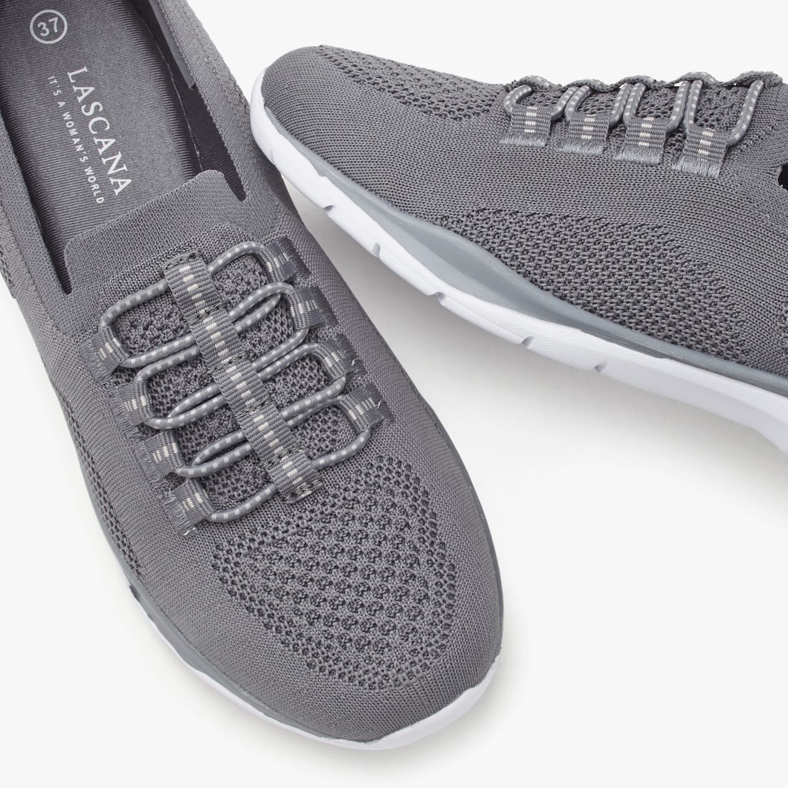 LASCANA Sneaker - grijs