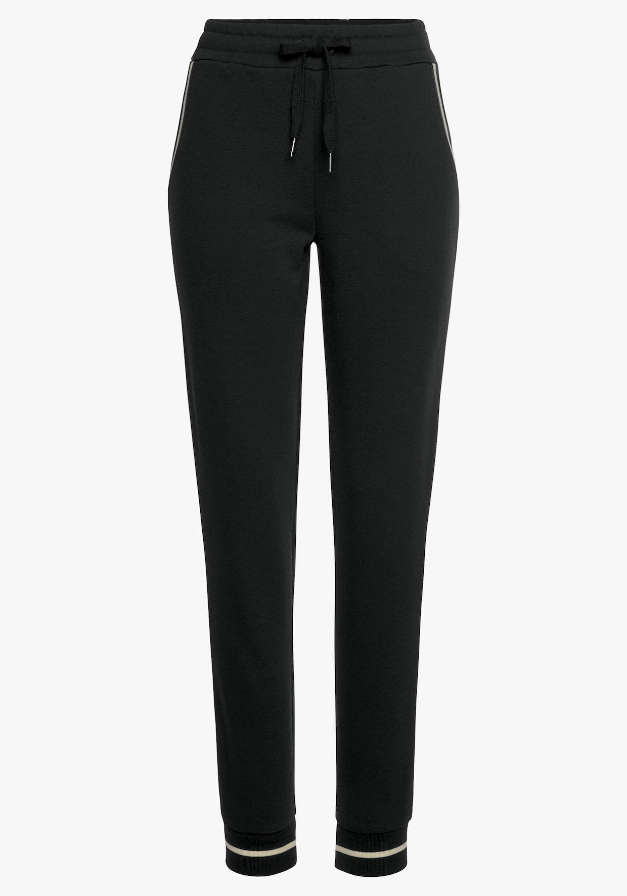 LASCANA Sweathose - schwarz